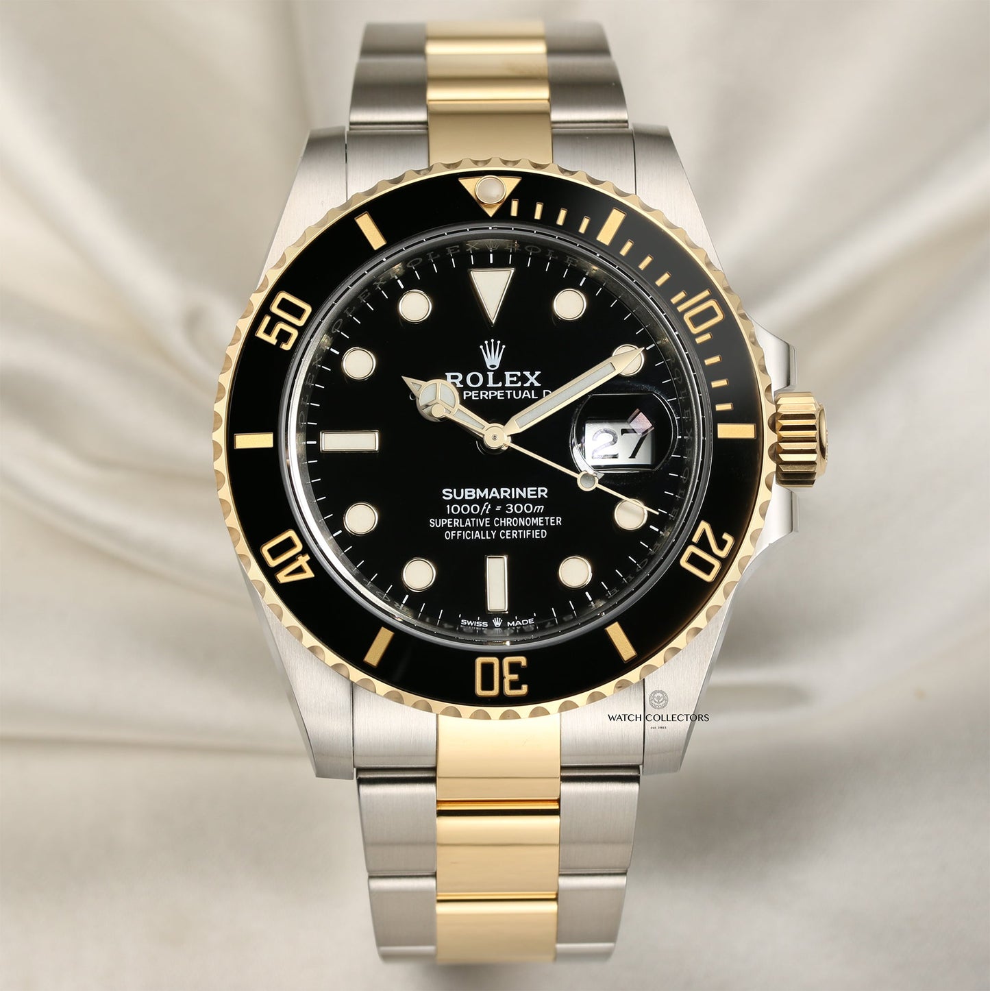 Unworn 2020 Rolex Submariner 126613LN Stainless Steel & 18K Yellow Gold Black Dial