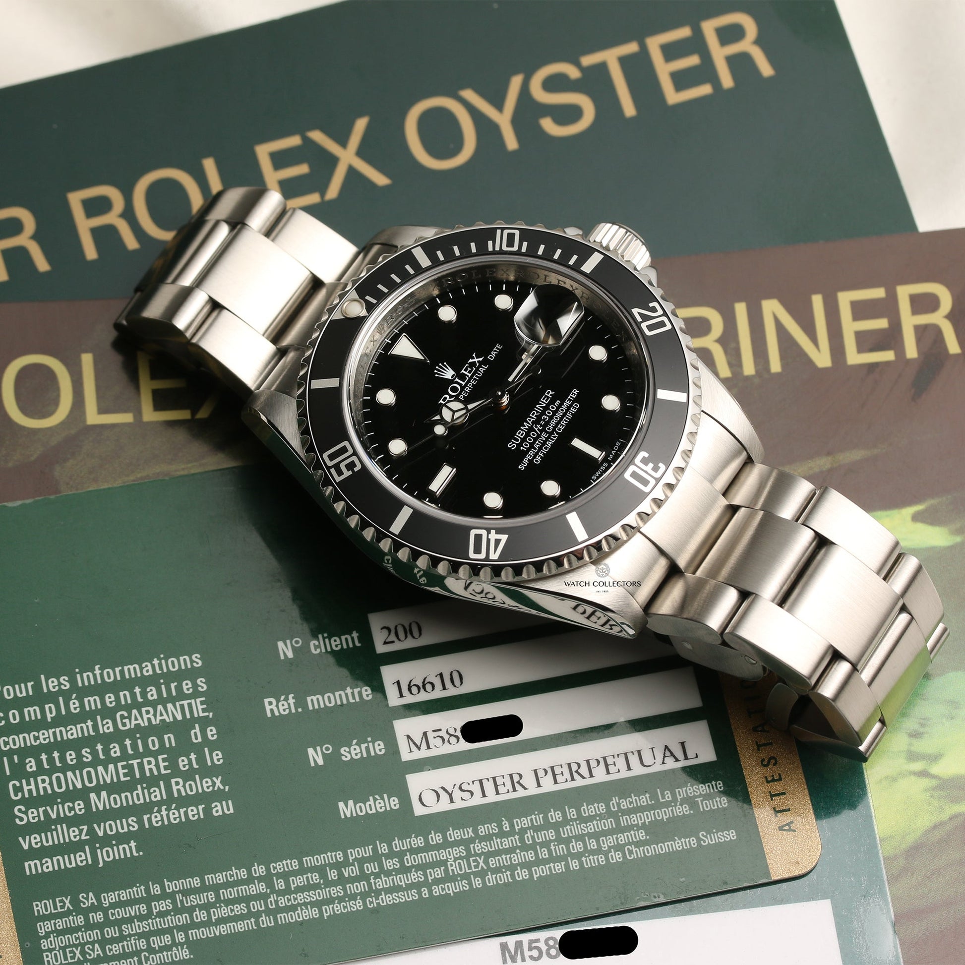 Rolex Submariner Pre-Ceramic 16610 Stainless Steel