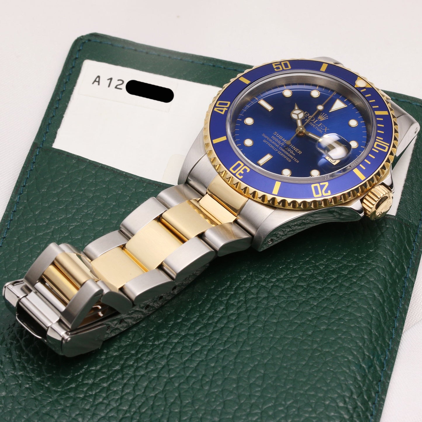 Rolex Submariner Date 16613 Steel & Gold Blue Dial