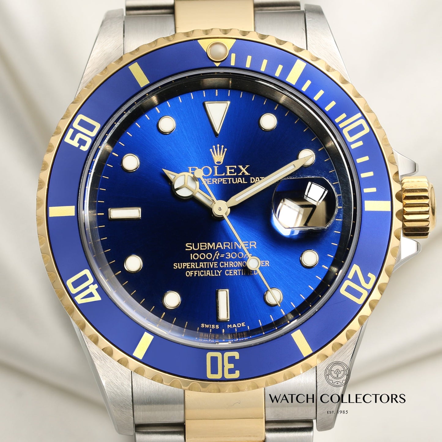 Rolex Submariner Pre-Ceramic 16613 Stainless Steel & 18k Yellow Gold