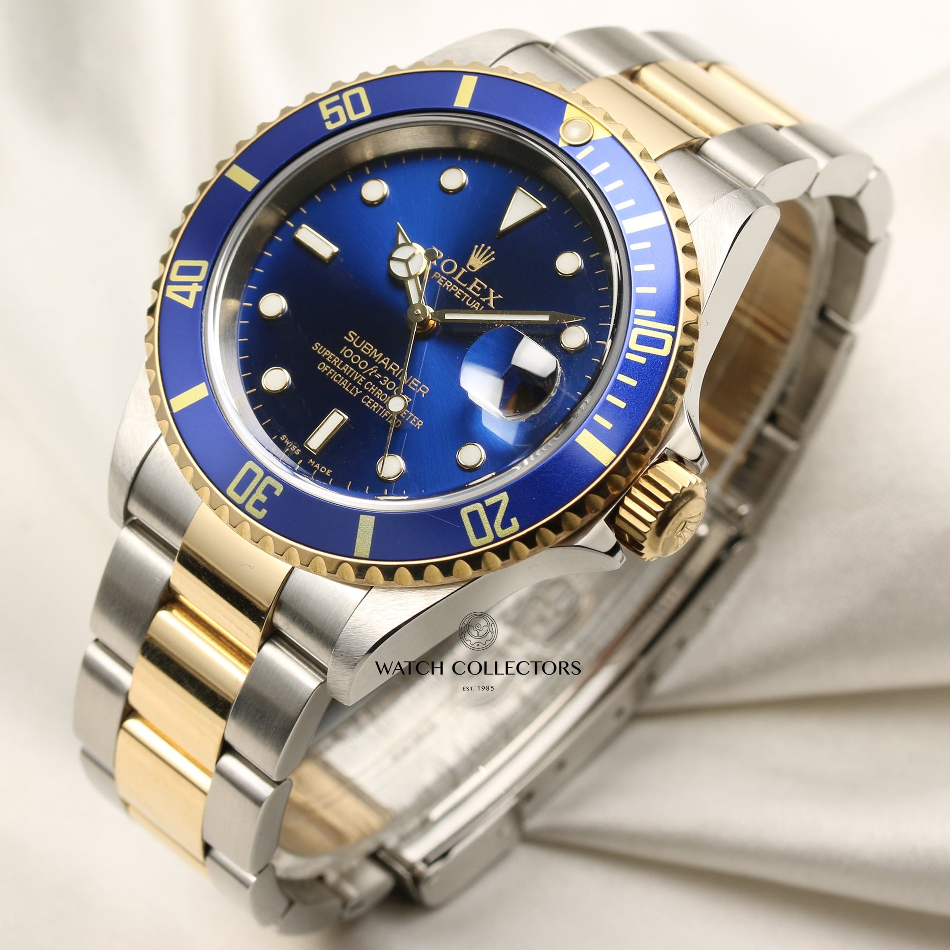 Rolex Submariner Pre-Ceramic 16613 Stainless Steel & 18k Yellow Gold