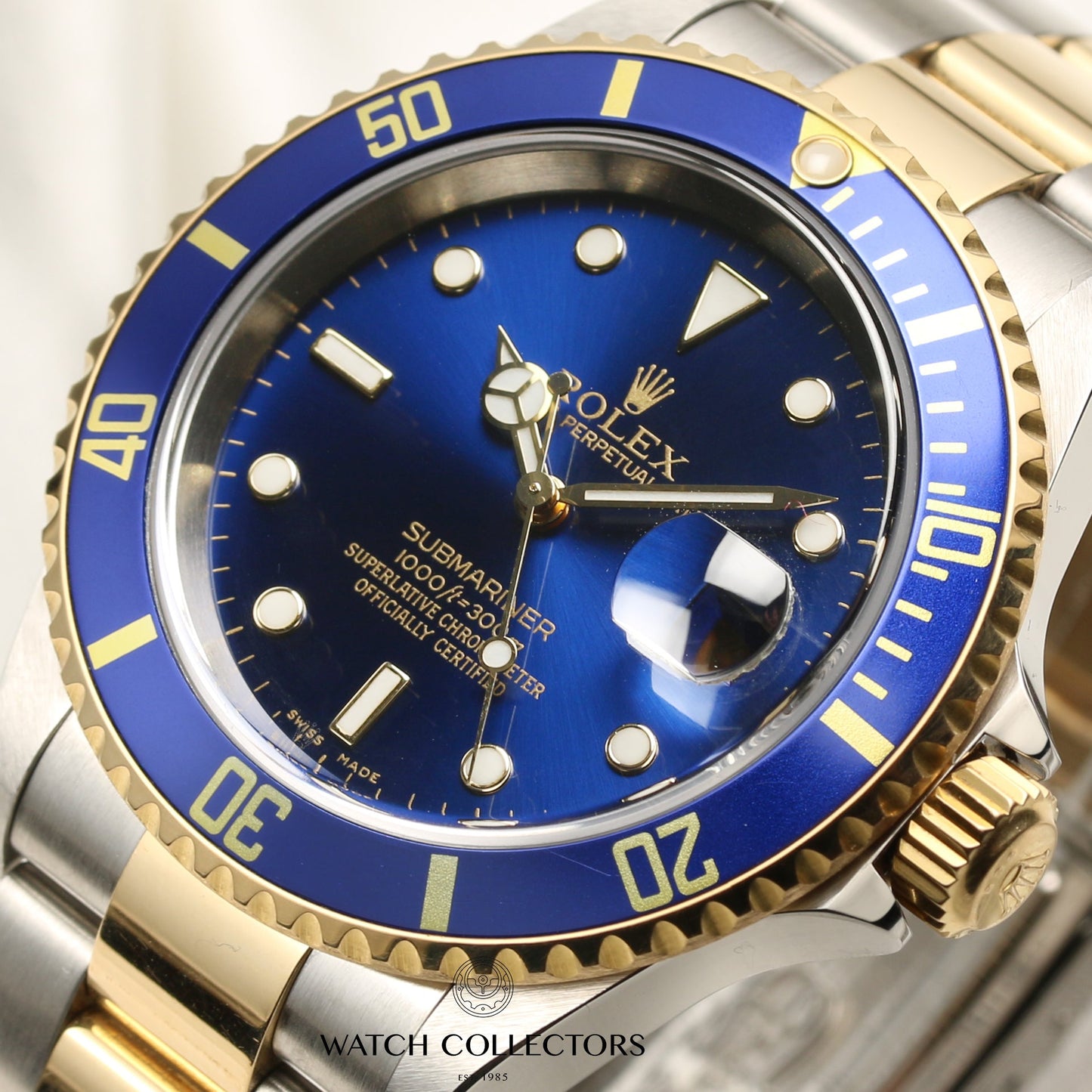 Rolex Submariner Pre-Ceramic 16613 Stainless Steel & 18k Yellow Gold