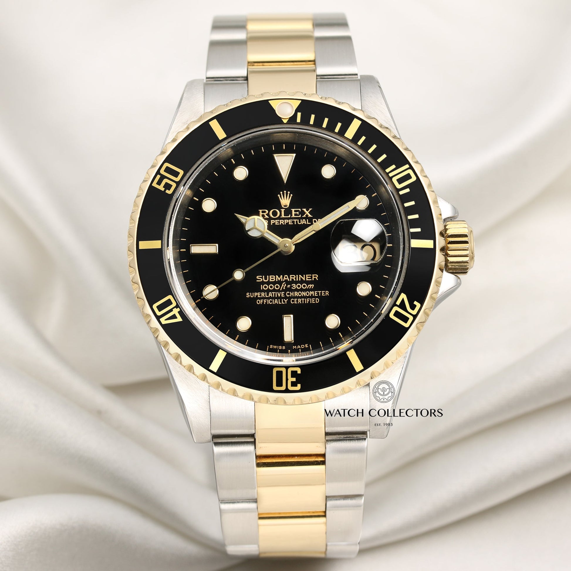 Rolex Submariner Date 16613 Stainless Steel & 18k Yellow Gold