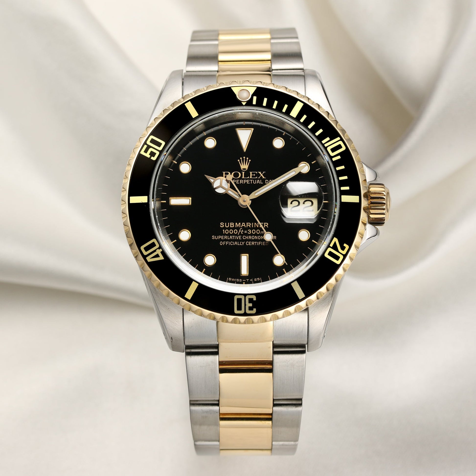 Rolex Submariner 16613 | Black Dial | Stainless Steel & 18k Yellow Gold