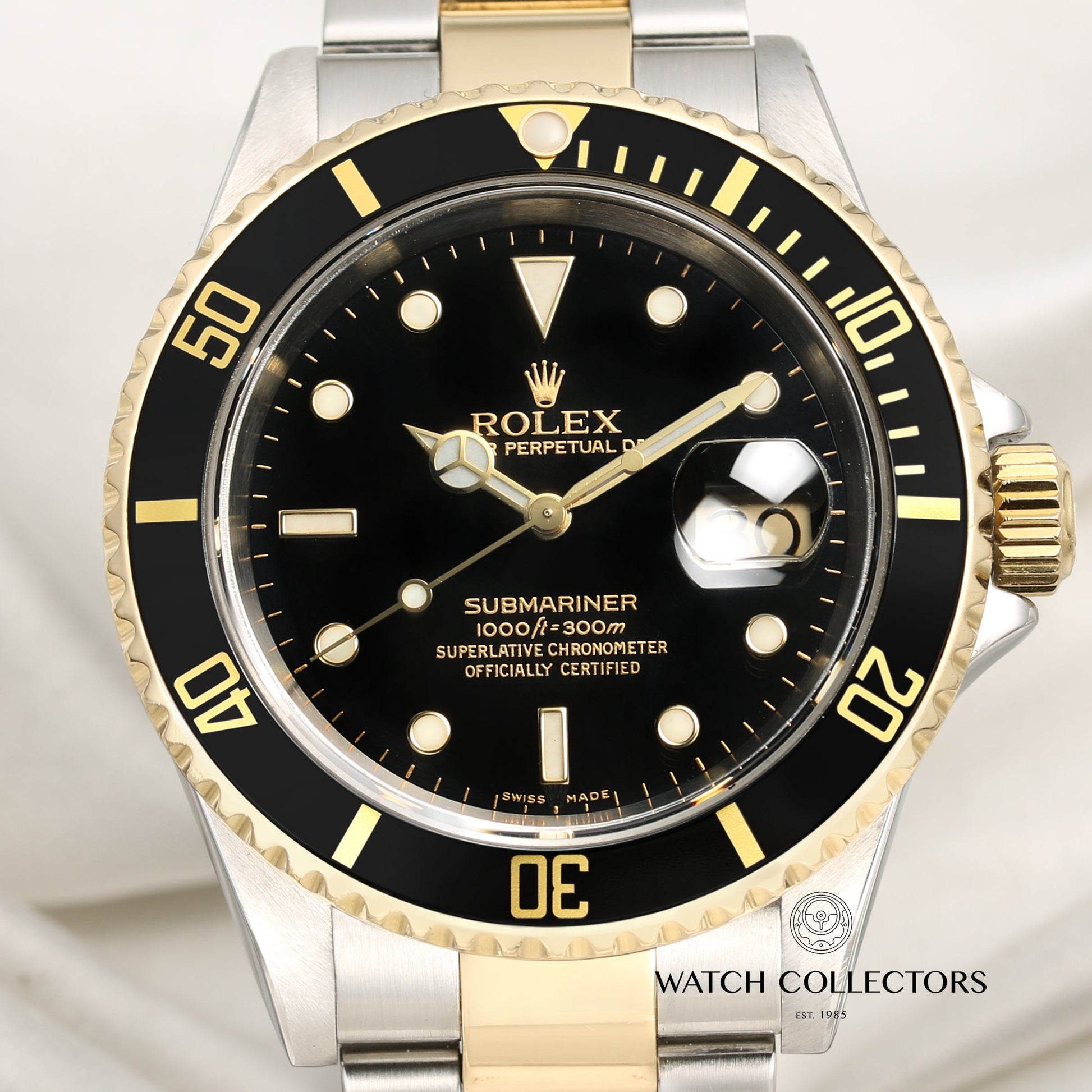 Rolex Submariner Date 16613 Stainless Steel & 18k Yellow Gold