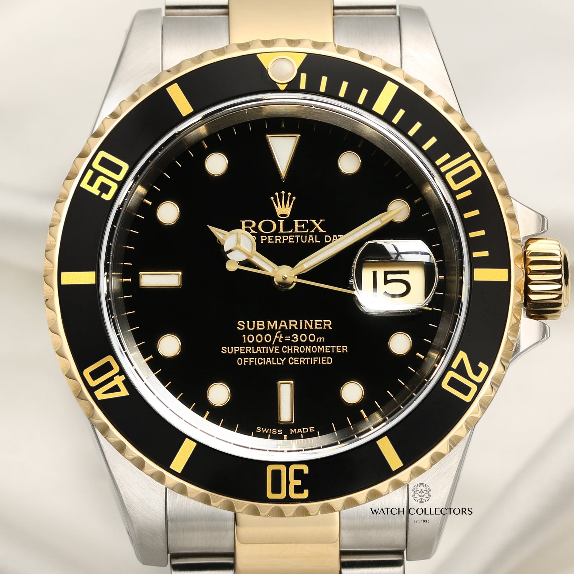 Rolex Submariner 16613 Stainless Steel & 18k Yellow Gold