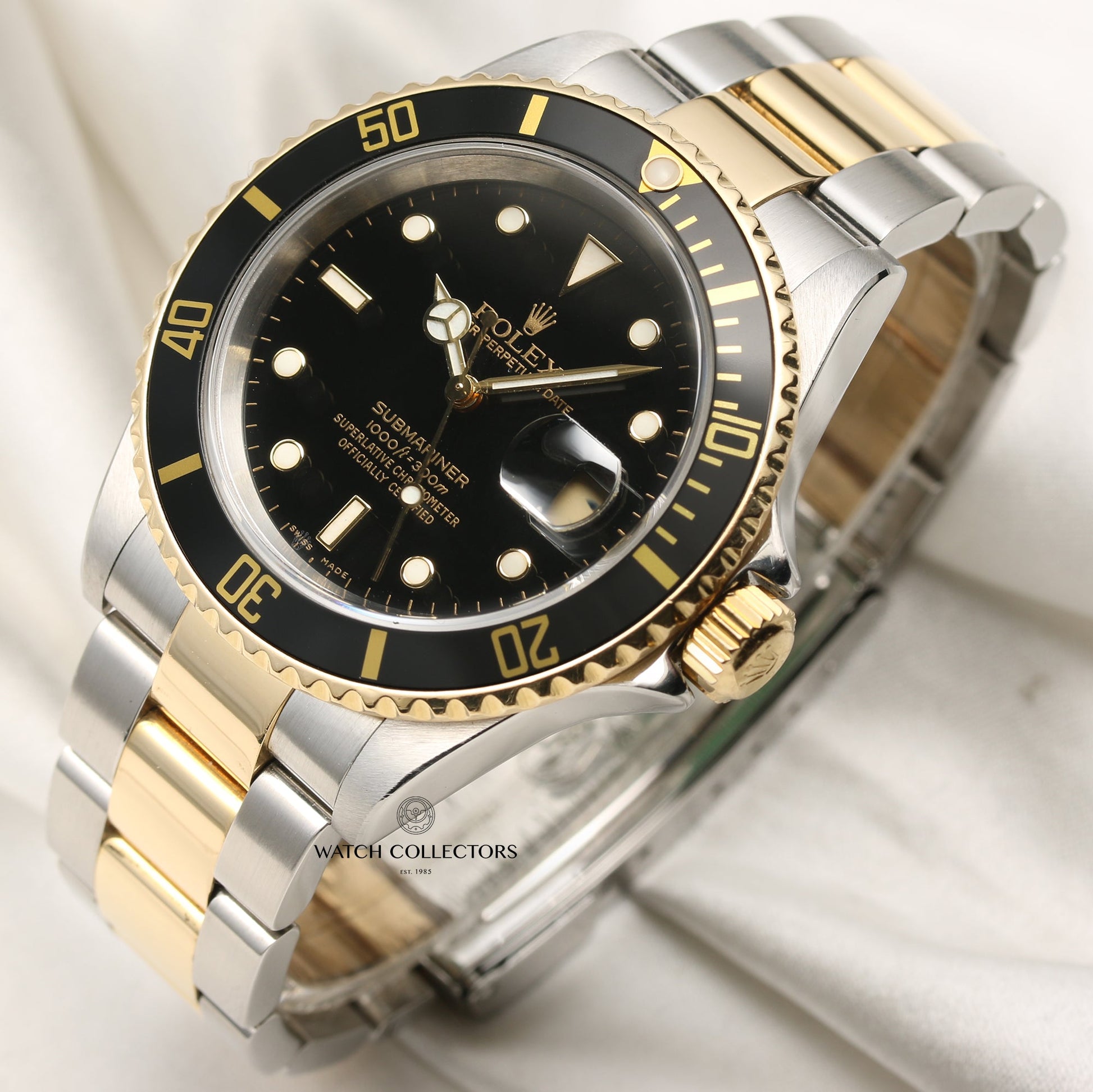 Rolex Submariner Date 16613 Stainless Steel & 18k Yellow Gold