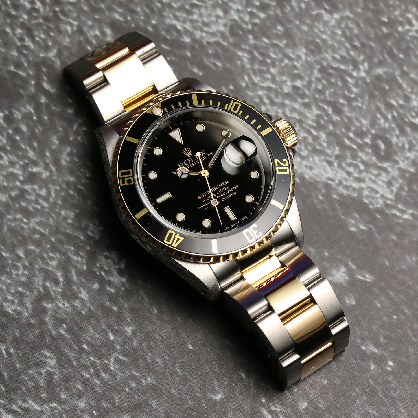 Rolex Submariner 16613 | Black Dial | Stainless Steel & 18k Yellow Gold