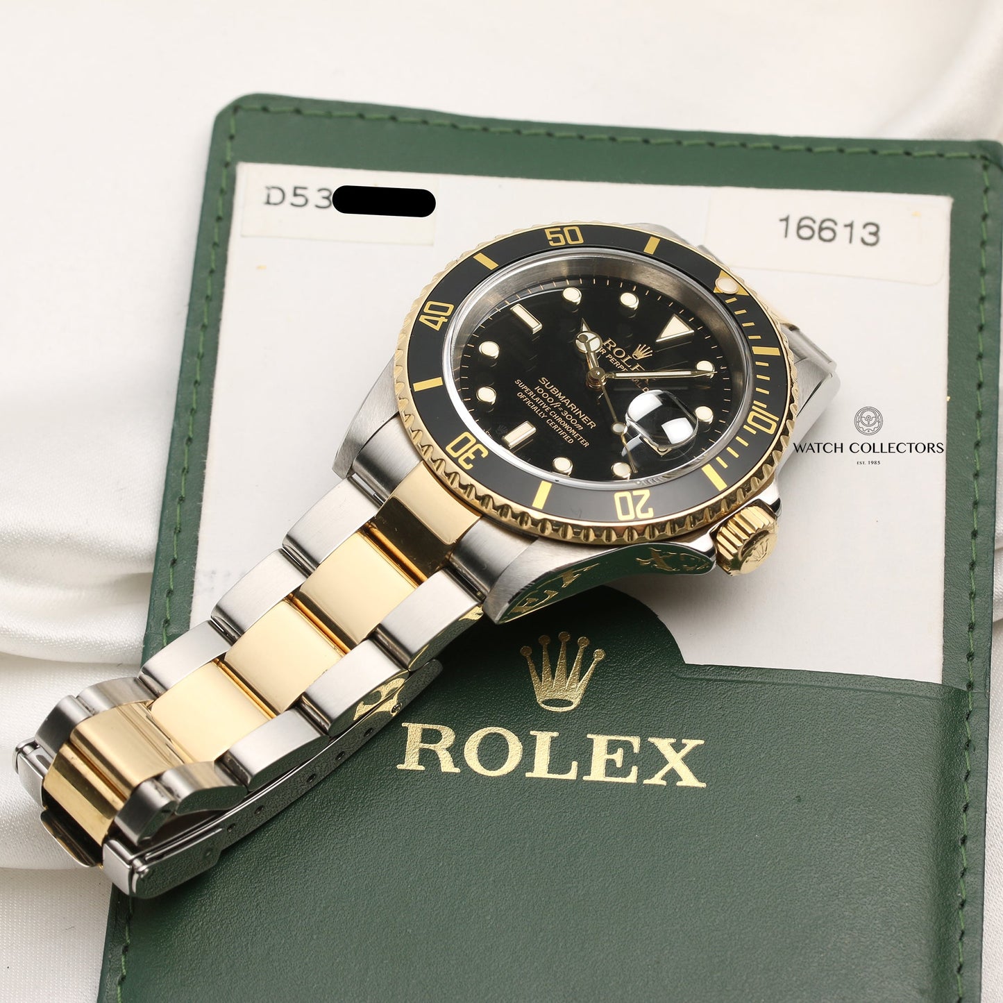 Rolex Submariner Date 16613 Stainless Steel & 18k Yellow Gold