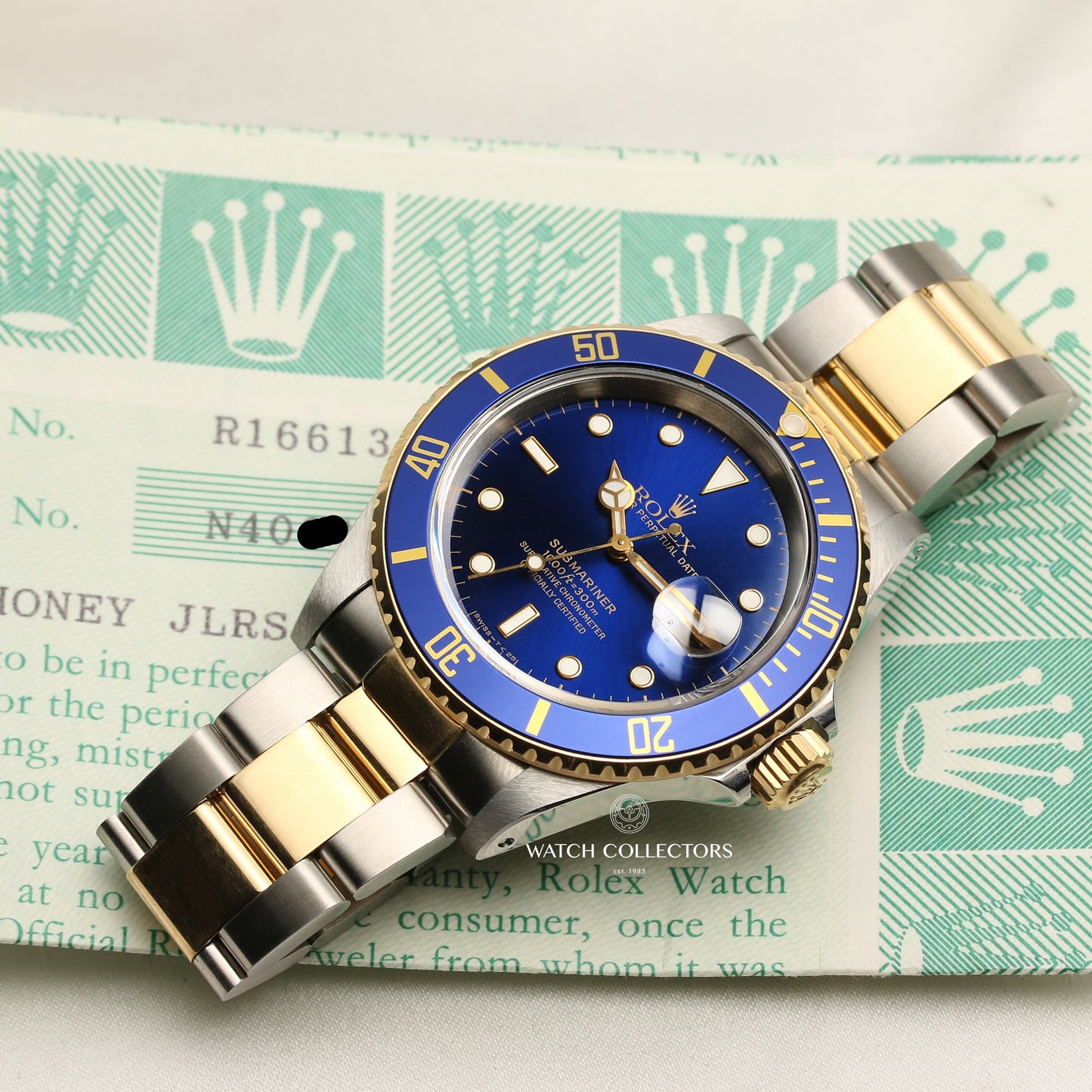 Rolex Submariner 16613 Stainless Steel & 18k Yellow Gold