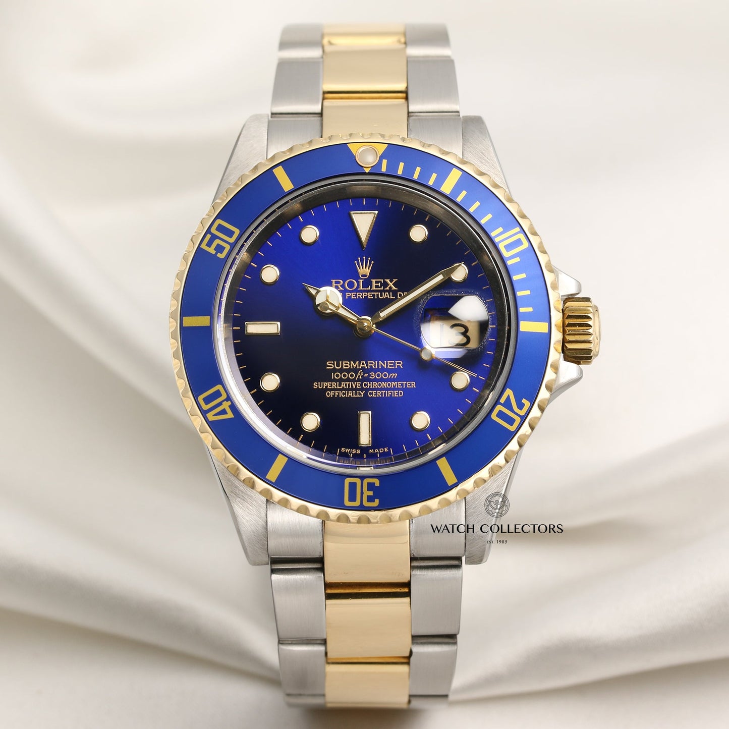 Rolex Submariner Pre-Ceramic 16613 Stainless Steel & 18k Yellow Gold