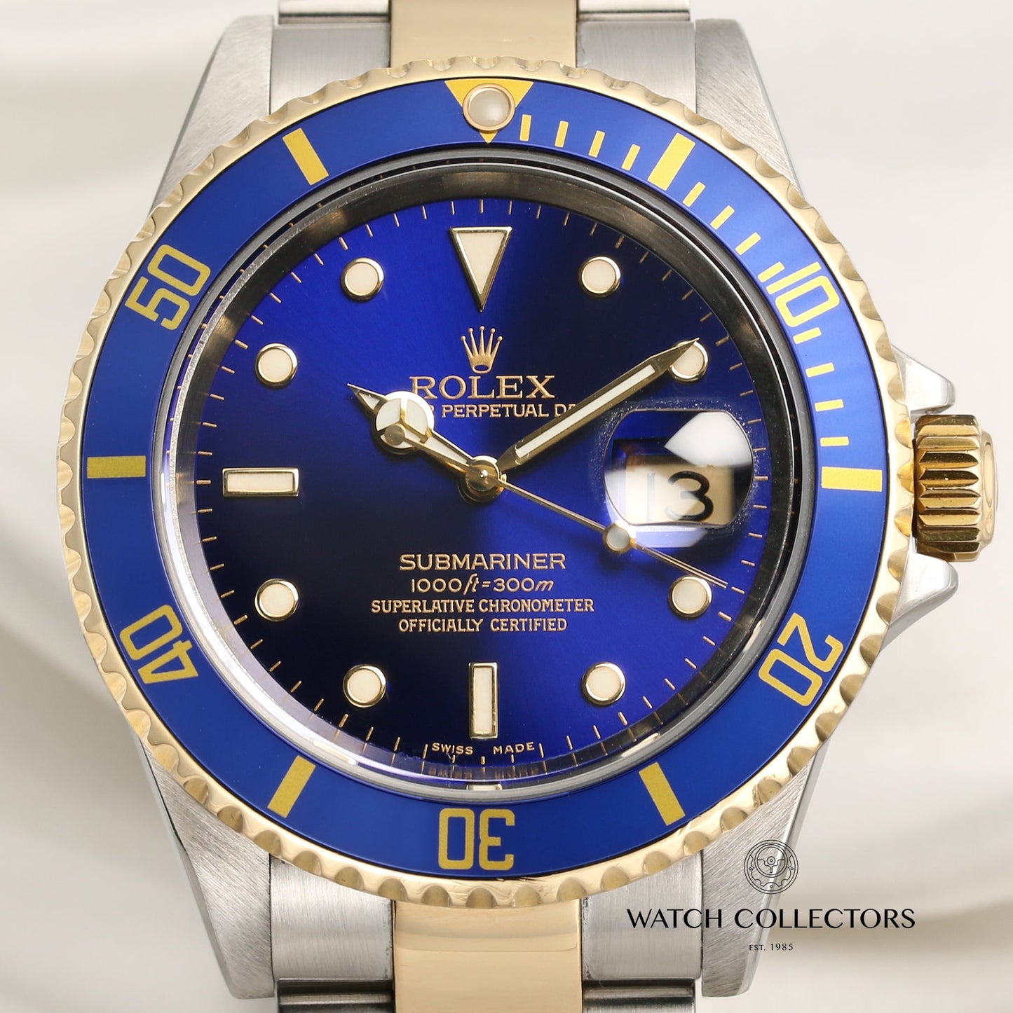 Rolex Submariner Pre-Ceramic 16613 Stainless Steel & 18k Yellow Gold