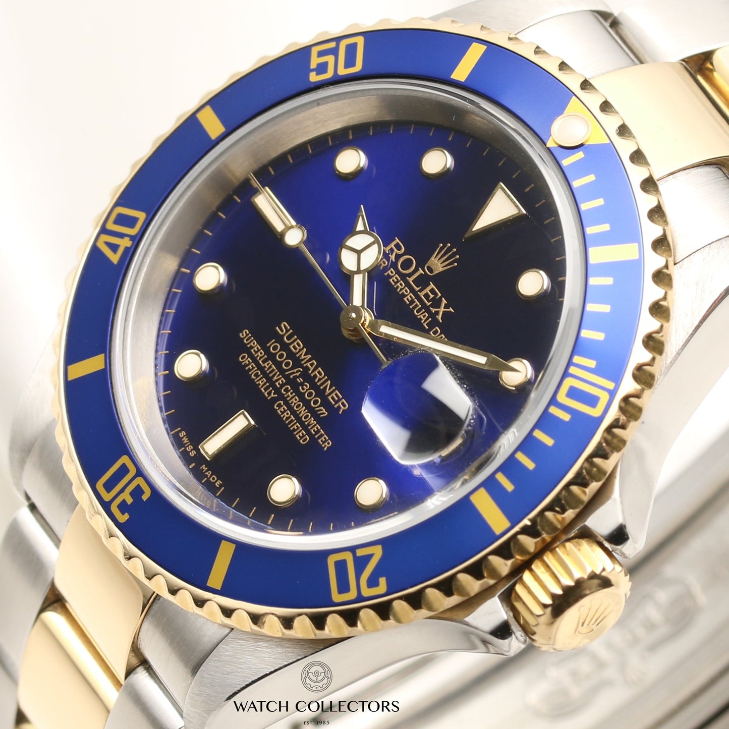 Rolex Submariner Pre-Ceramic 16613 Stainless Steel & 18k Yellow Gold