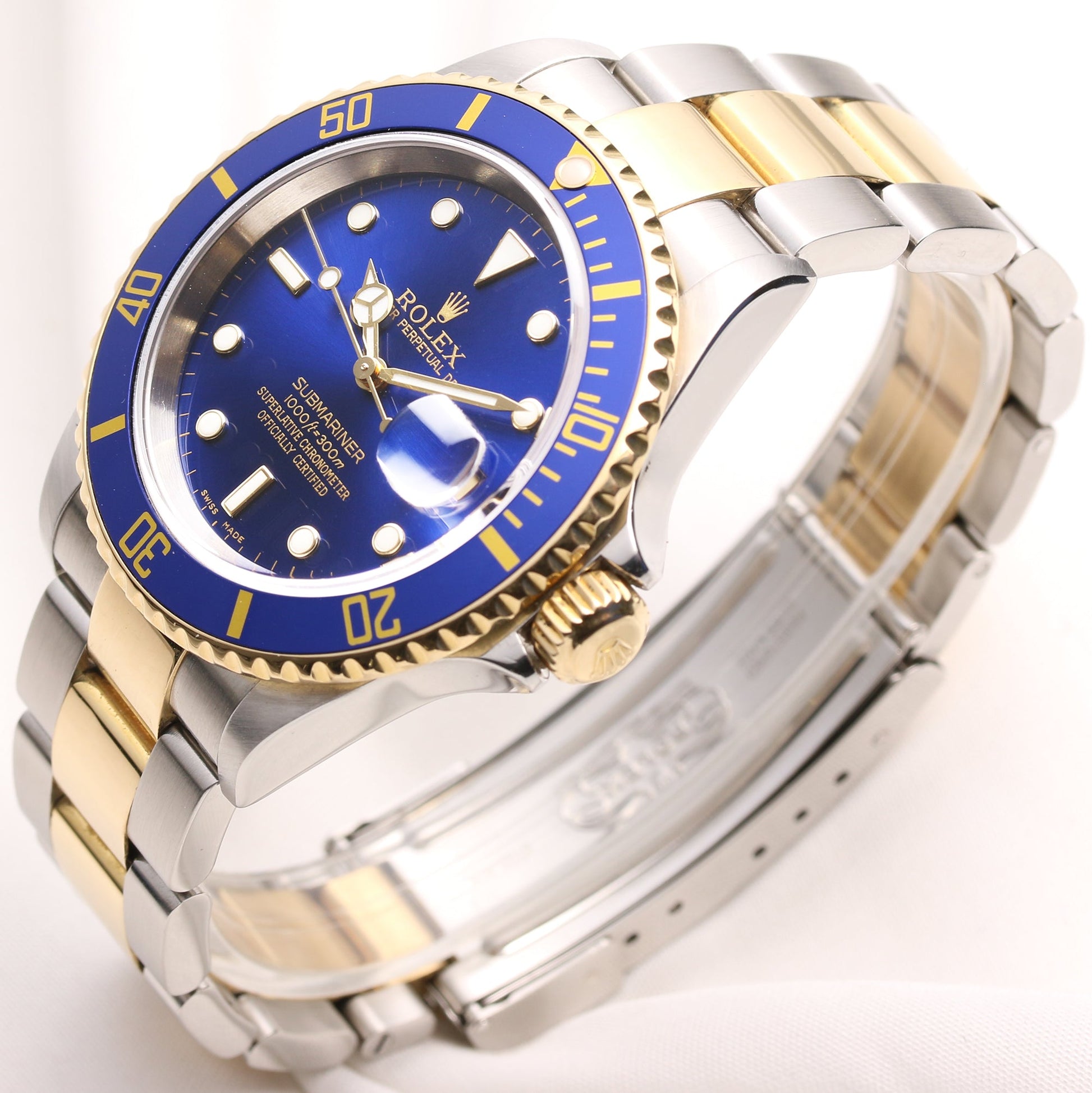 Rolex Submariner Pre-Ceramic 16613 Stainless Steel & 18K Yellow Gold