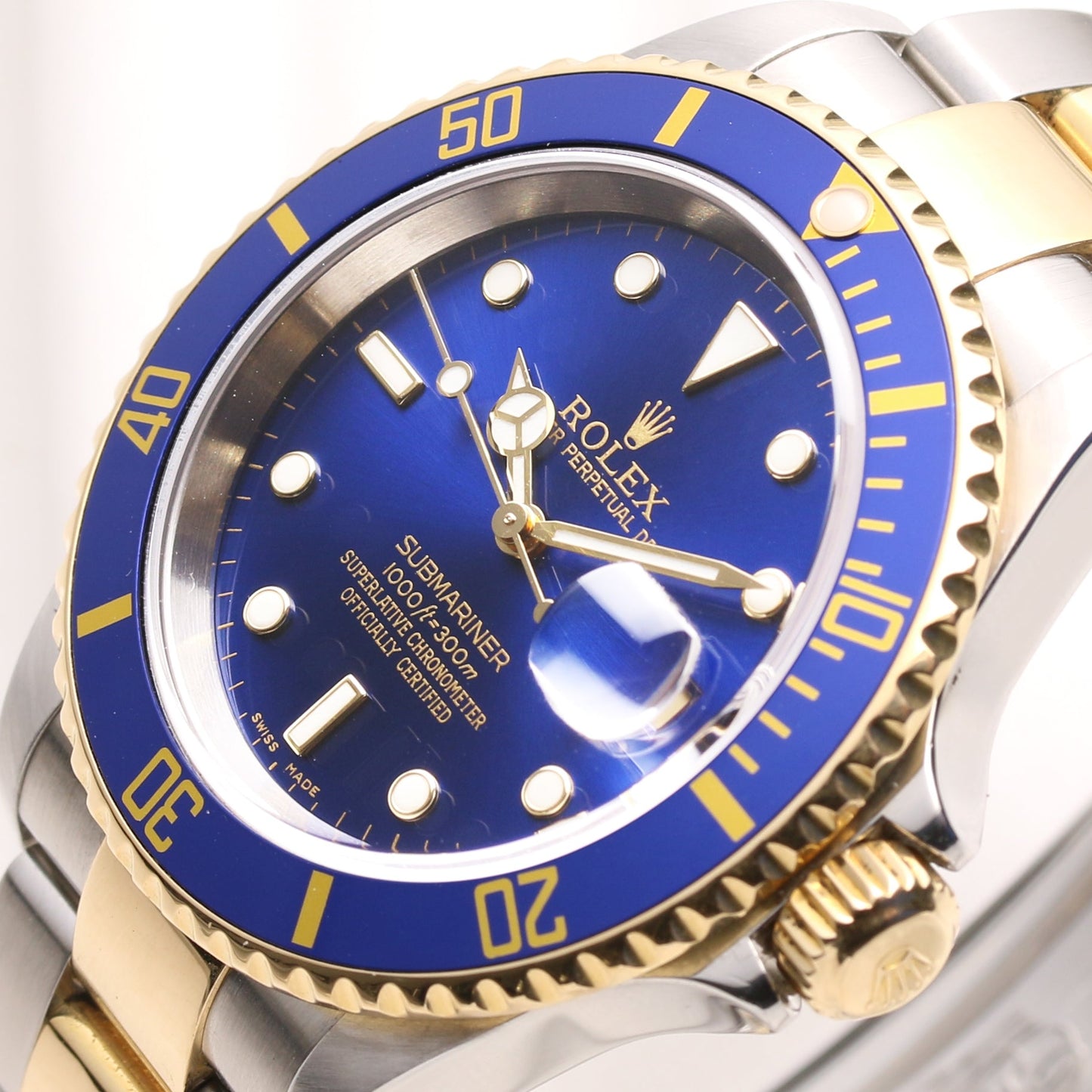 Rolex Submariner Pre-Ceramic 16613 Stainless Steel & 18K Yellow Gold