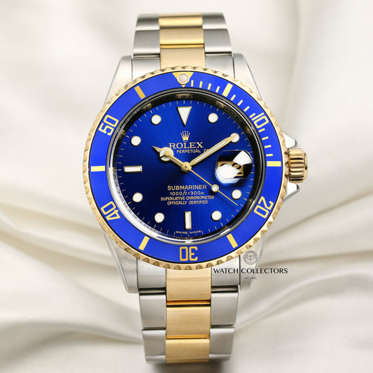 Rolex Submariner 16613 Stainless Steel & 18k Yellow Gold