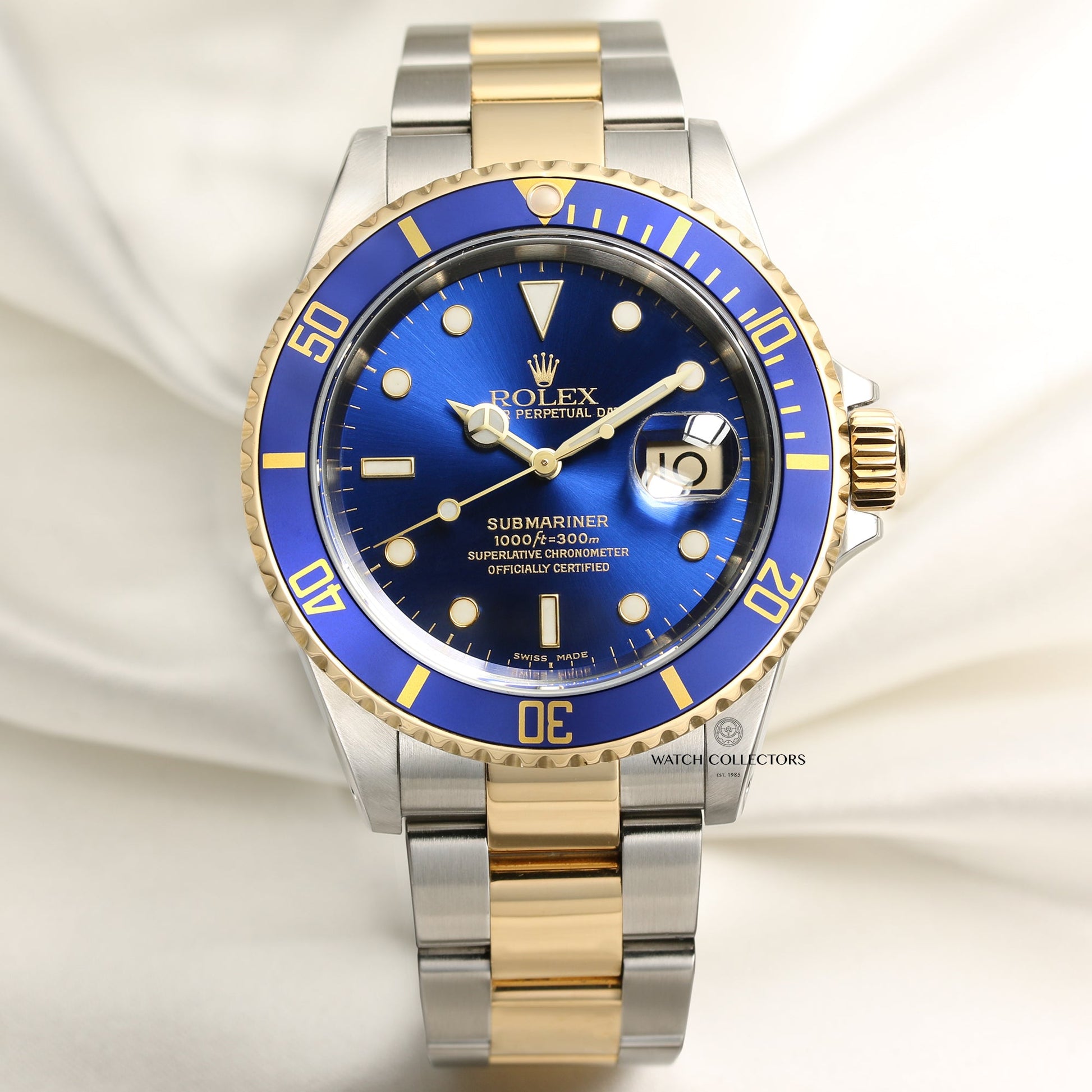 Rolex Submariner Pre-Ceramic 16613 Stainless Steel & 18k Yellow Gold