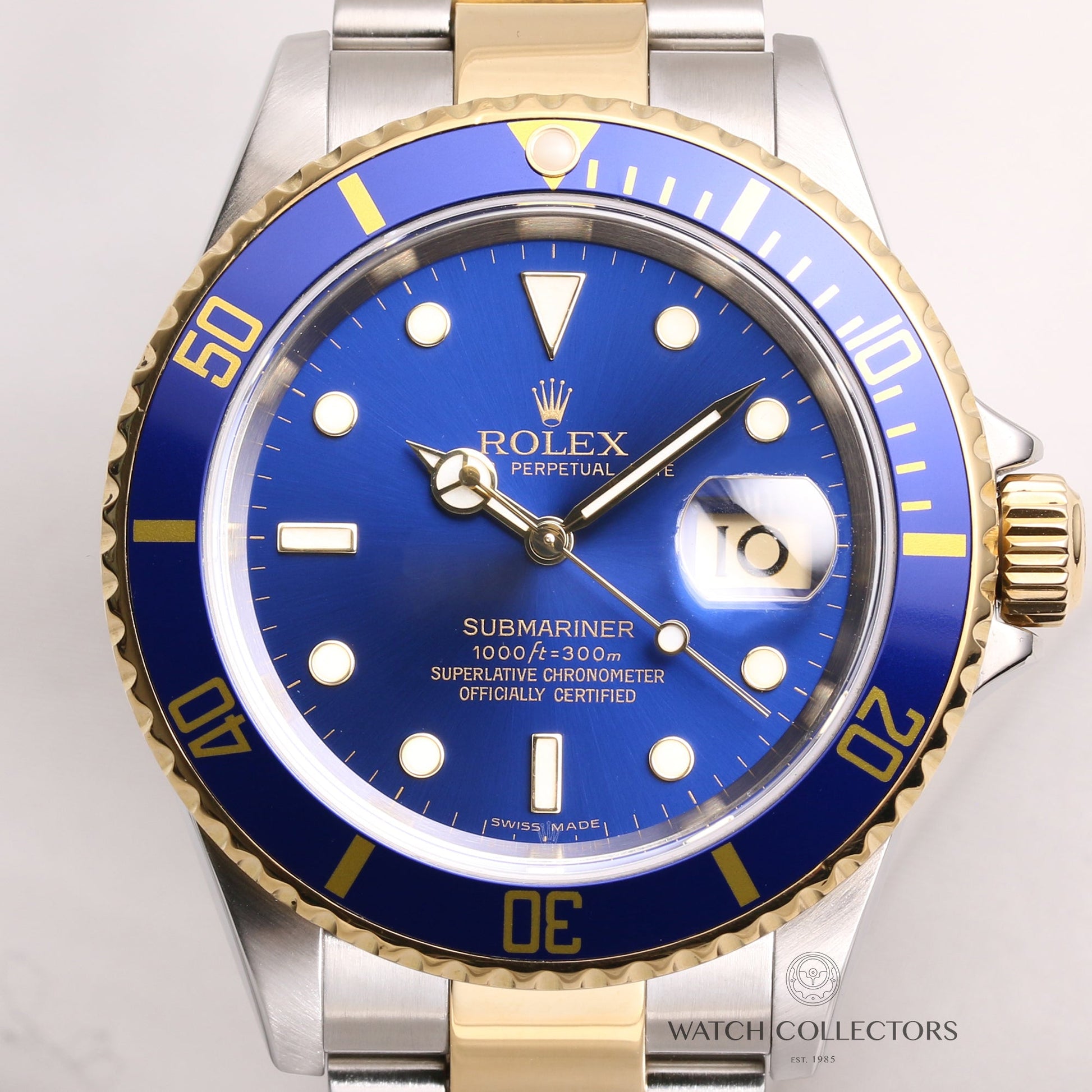 Rolex Submariner Pre-Ceramic 16613 Stainless Steel & 18K Yellow Gold