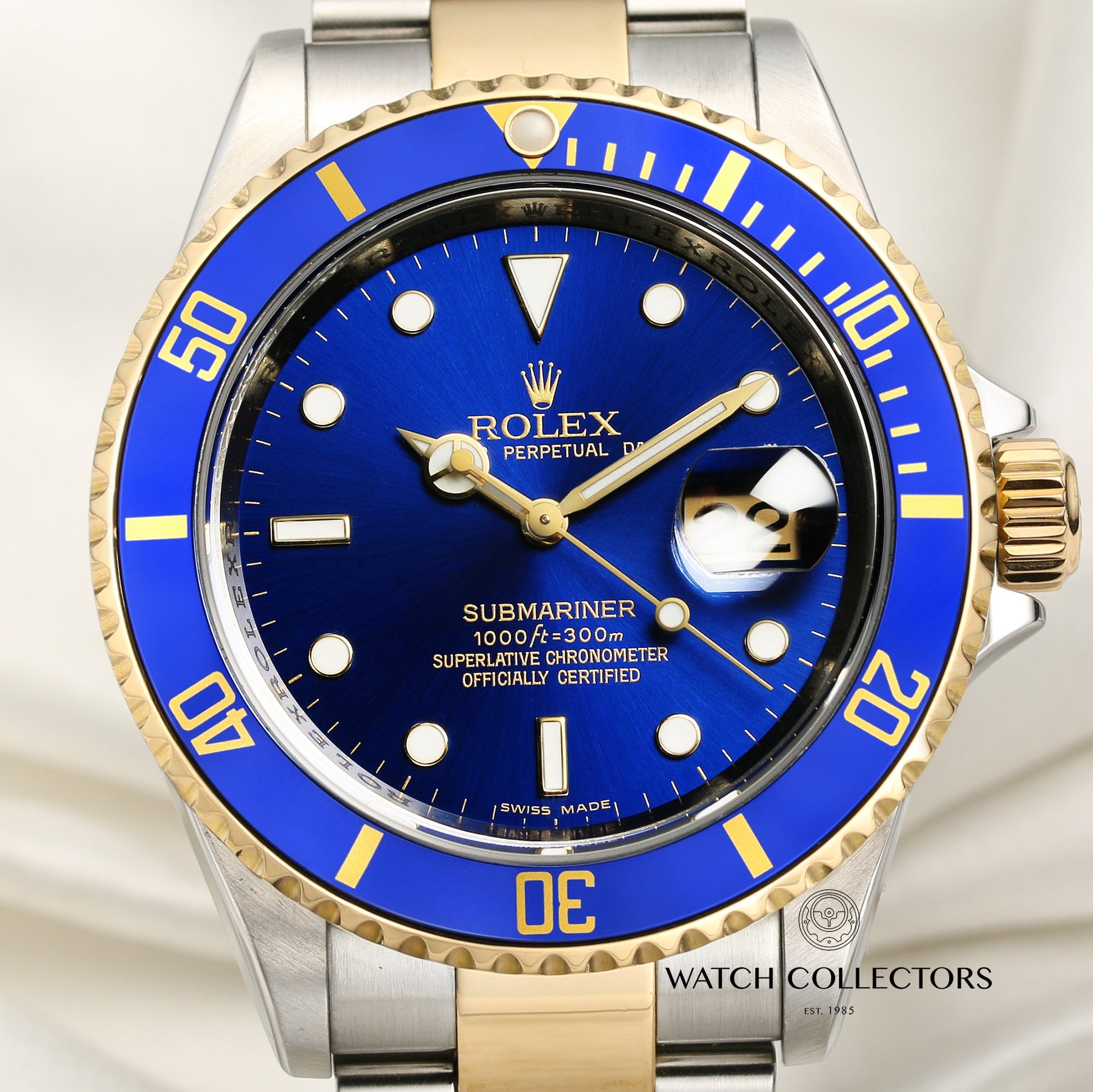 Rolex Submariner 16613 Stainless Steel & 18k Yellow Gold