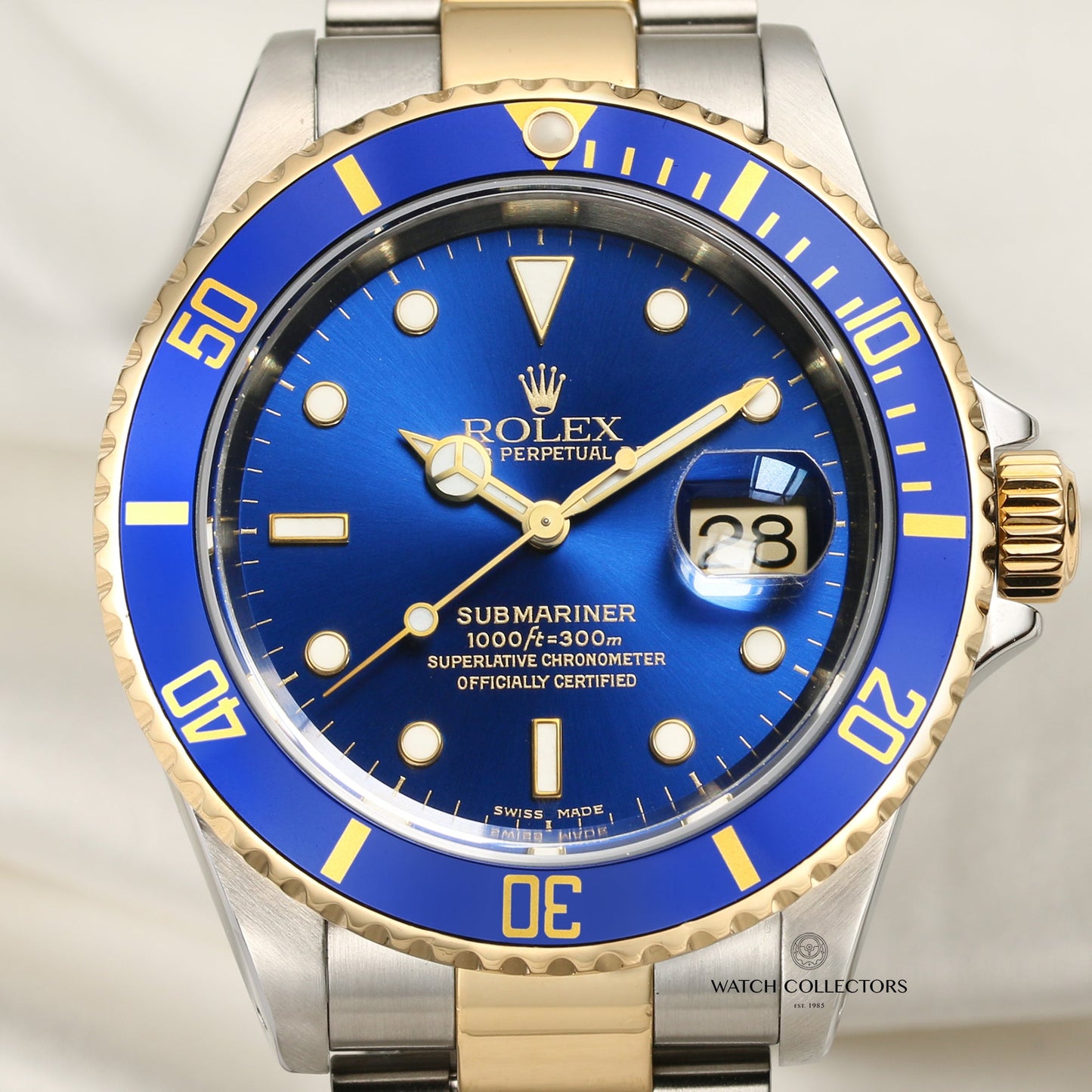 Rolex Submariner 16613 Stainless Steel & 18k Yellow Gold