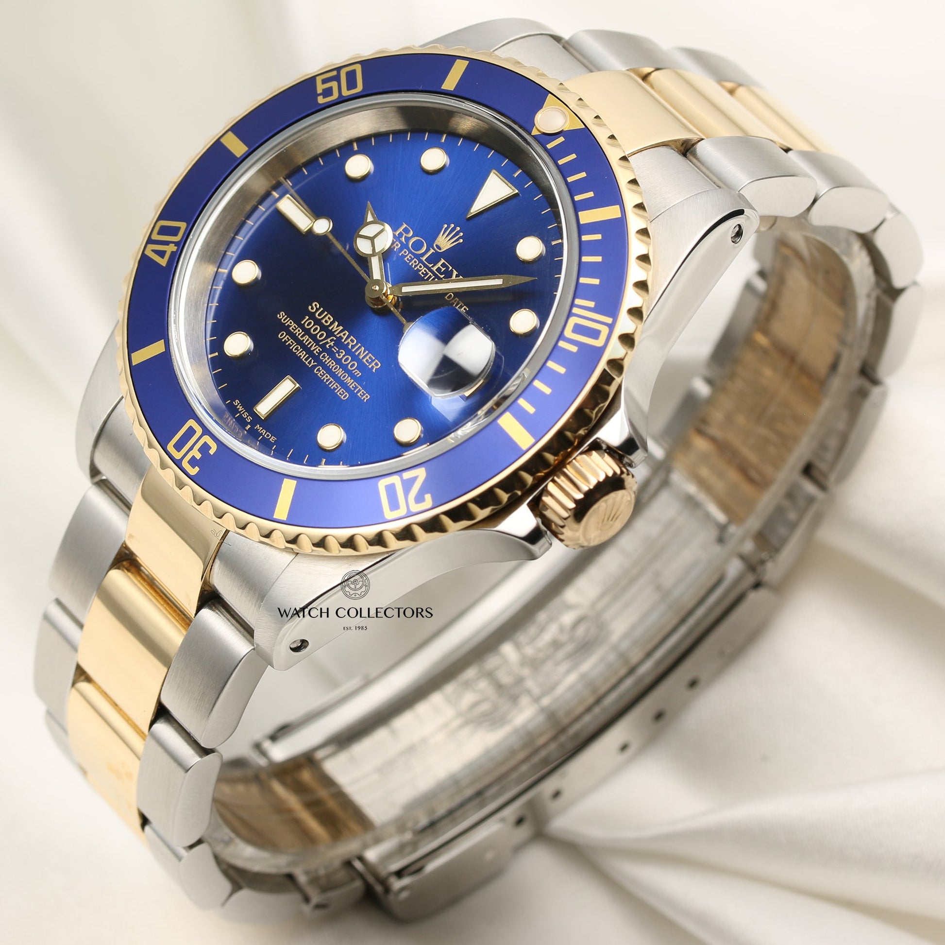 Rolex Submariner Pre-Ceramic 16613 Stainless Steel & 18k Yellow Gold