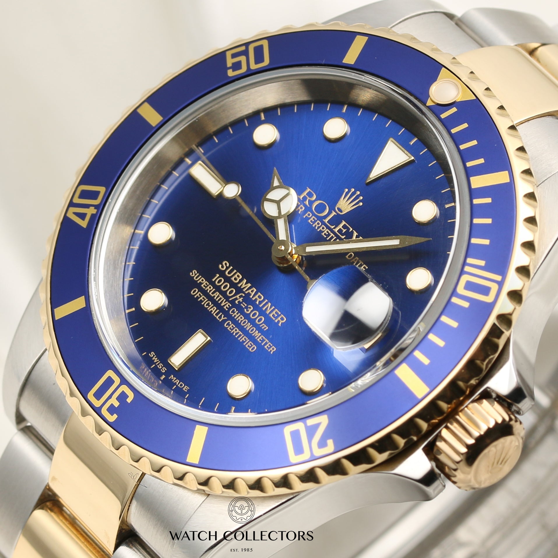 Rolex Submariner Pre-Ceramic 16613 Stainless Steel & 18k Yellow Gold