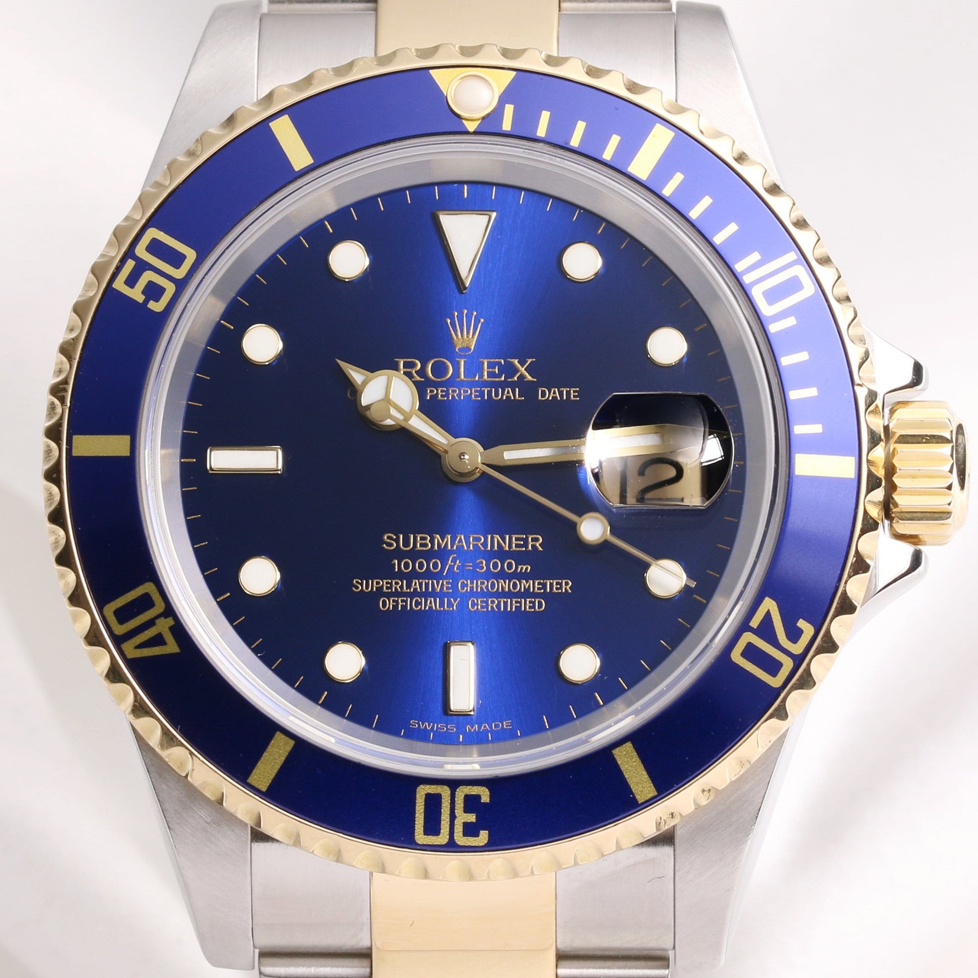 Rolex Submariner 16613 Steel & Gold