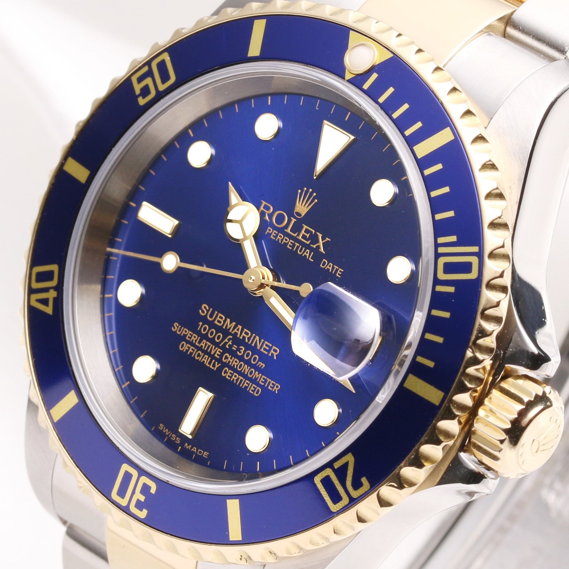 Rolex Submariner 16613 Steel & Gold