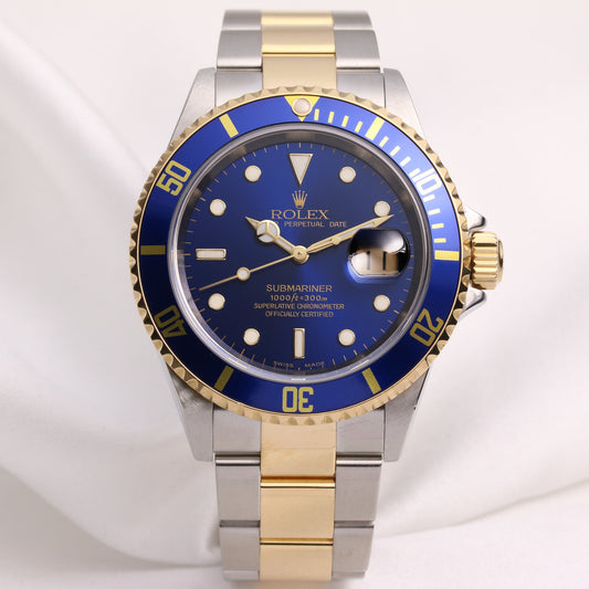 Rolex Submariner 16613 Steel & Gold