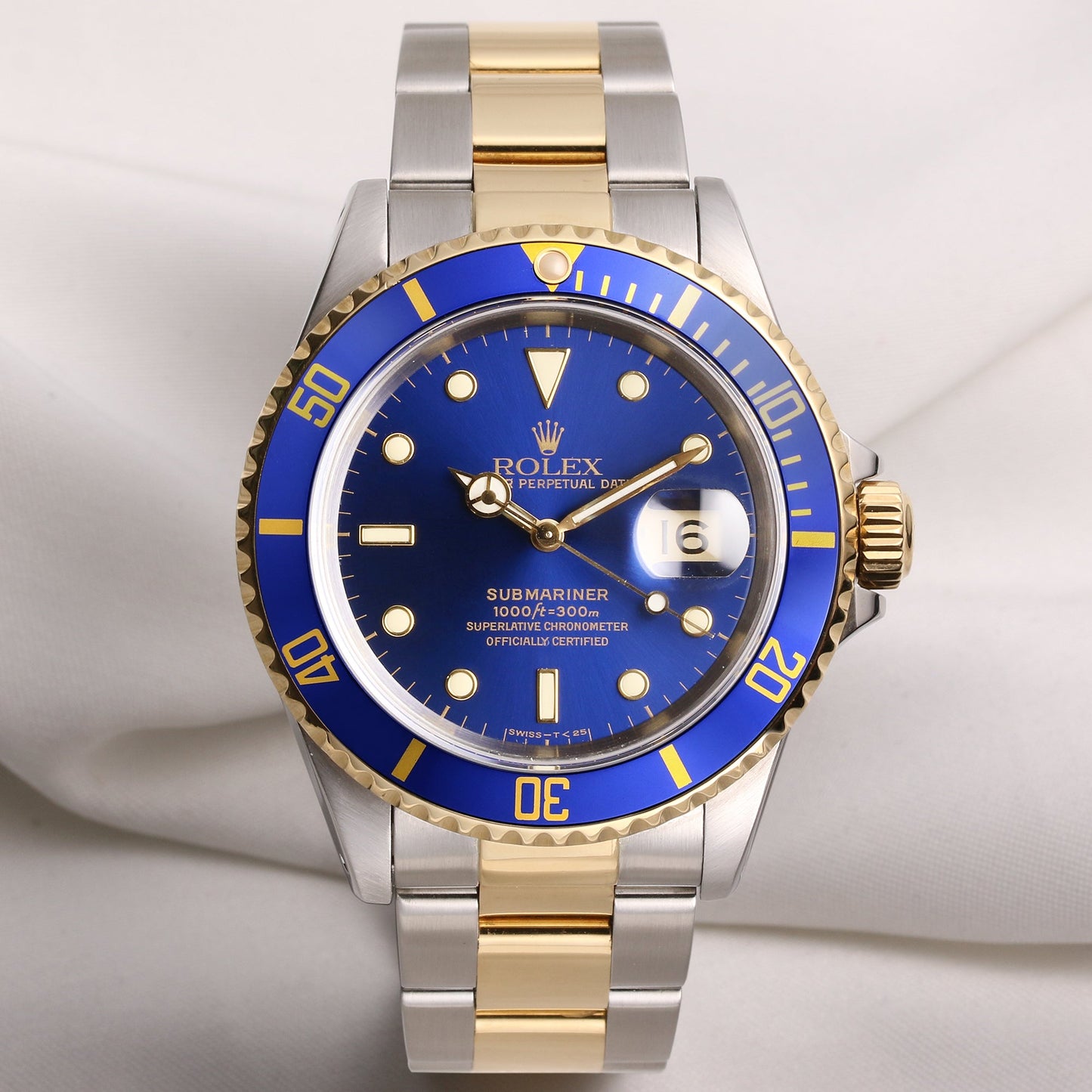 Rolex Submariner Date 16613 Stainless Steel & 18K Yellow Gold Pre-Ceramic