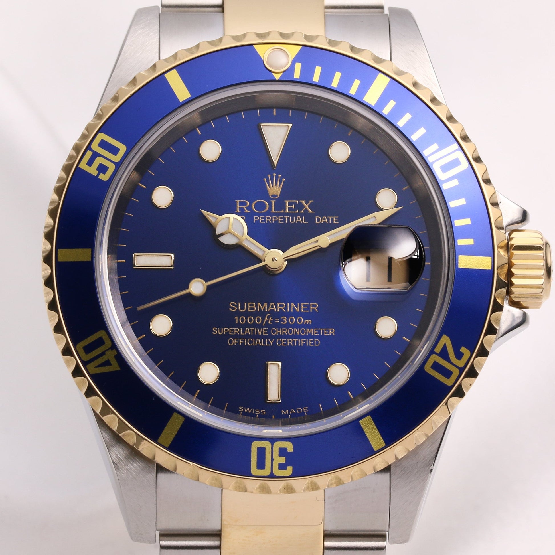 Rolex Submariner 16613 Steel & Gold