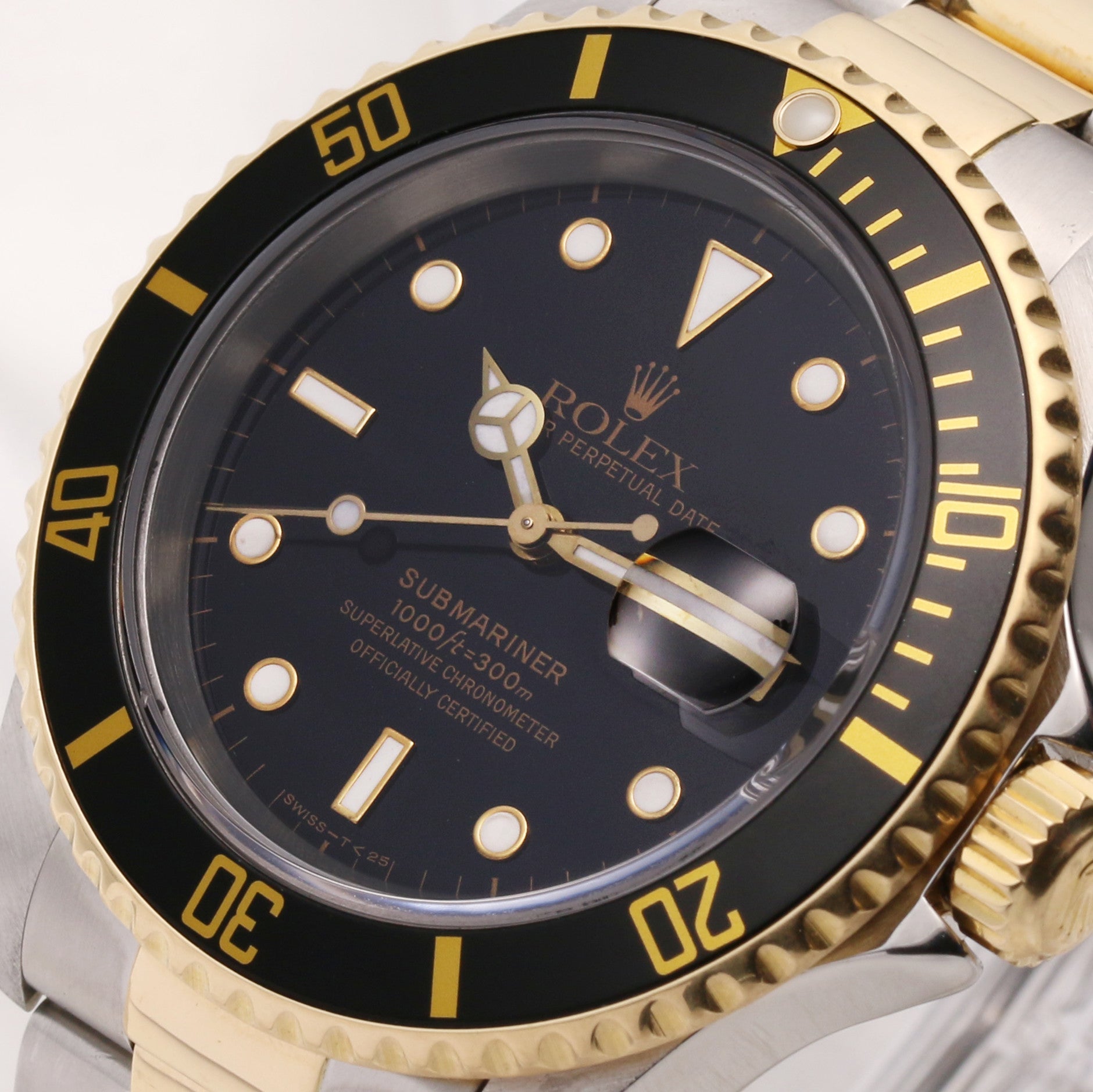 Rolex Submariner 16613 Steel & Gold