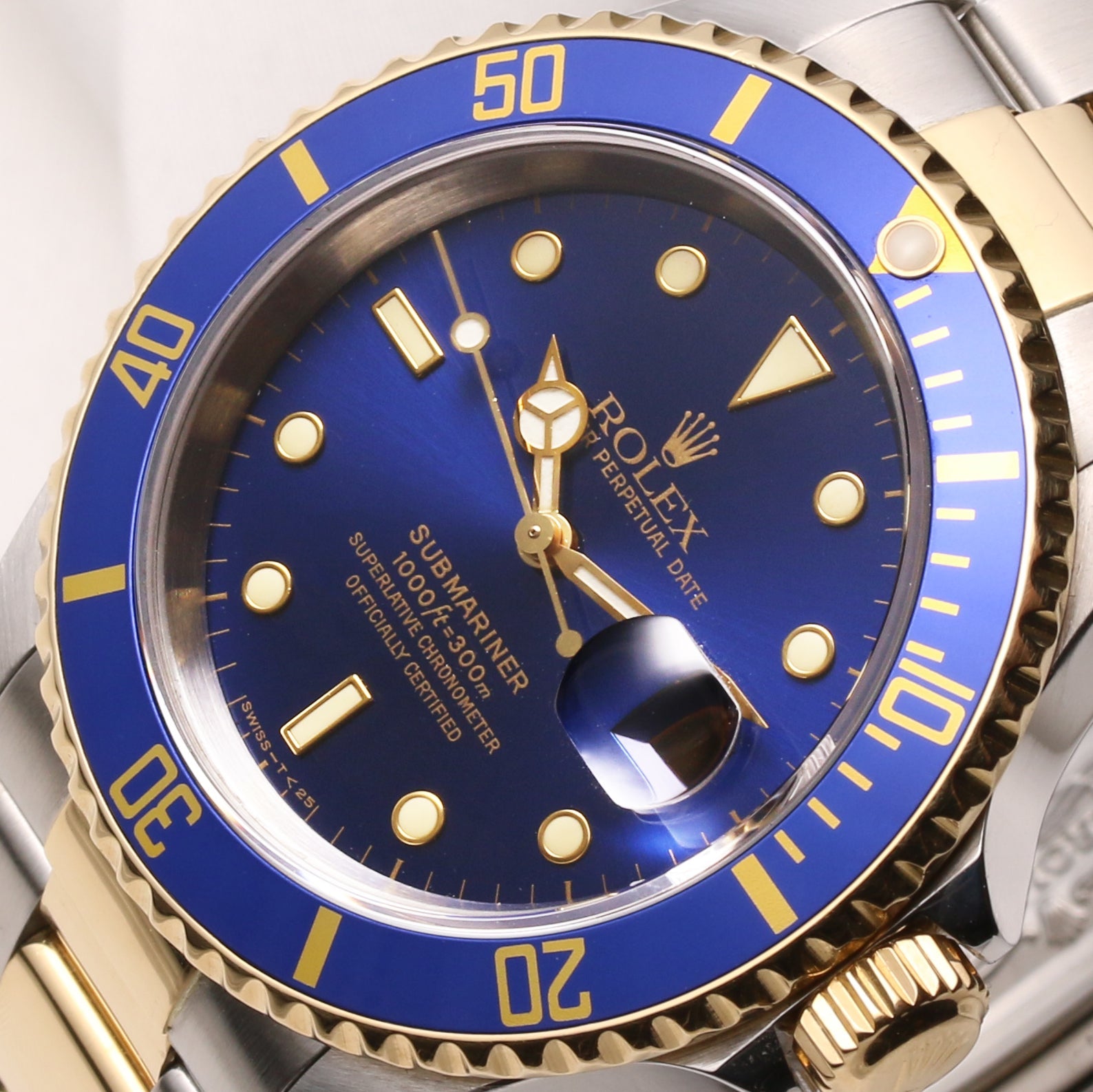 Rolex Submariner Date 16613 Stainless Steel & 18K Yellow Gold Pre-Ceramic