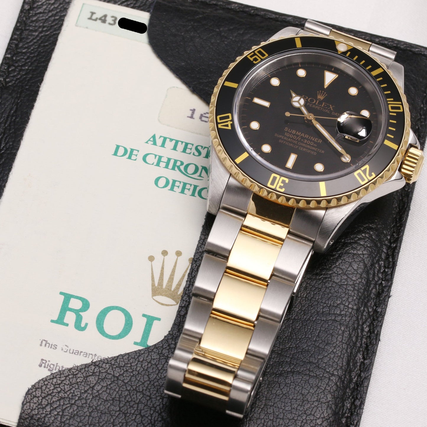 Rolex Submariner 16613 Steel & Gold