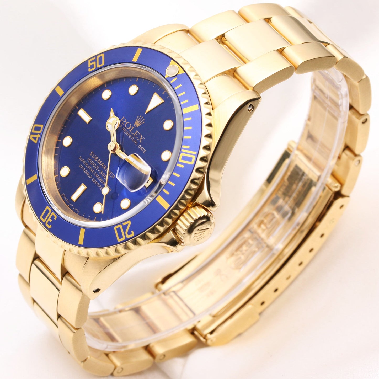 Rolex Submariner 16618 18k Yellow Gold