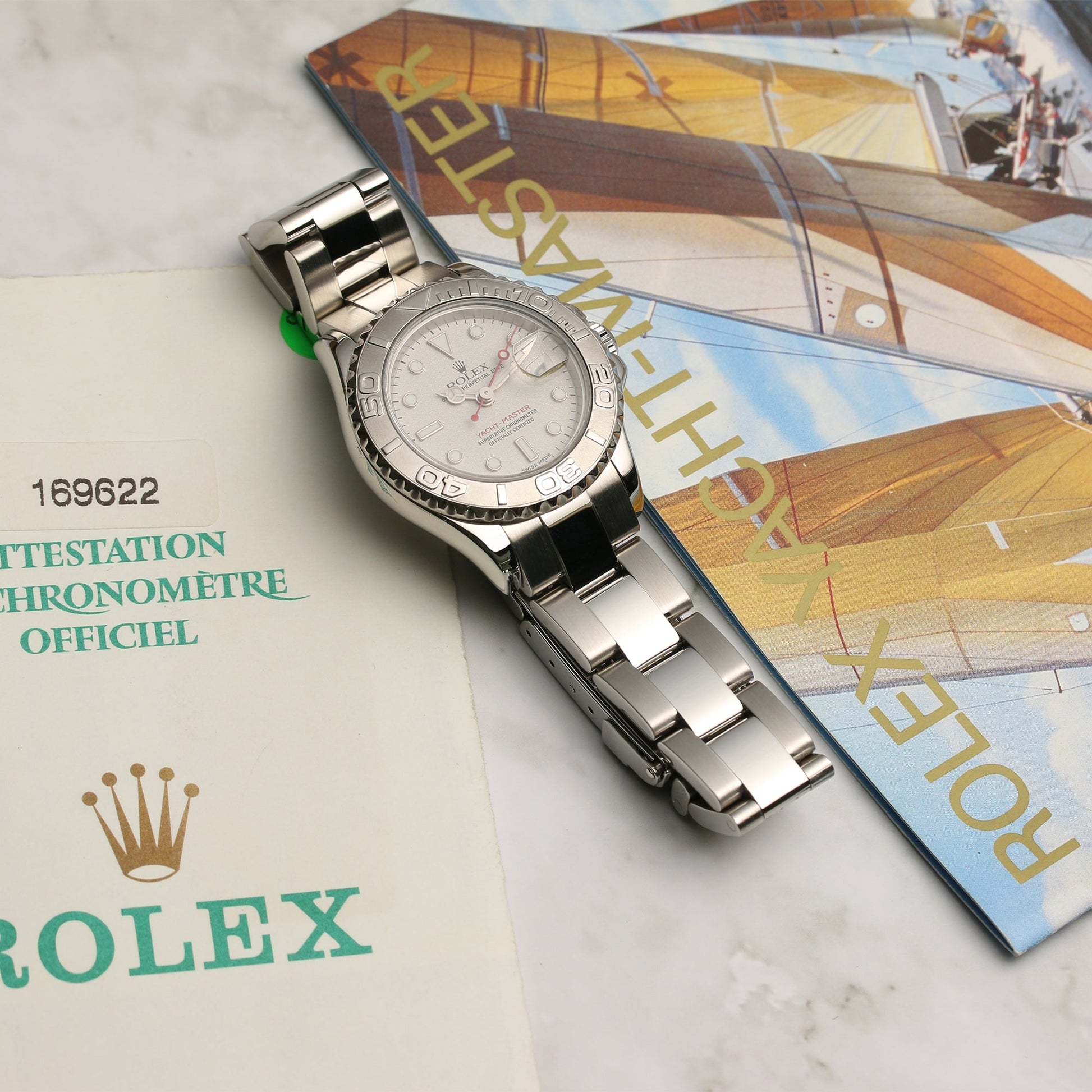 Rolex Yacht-Master 169622 Platinum & Stainless Steel