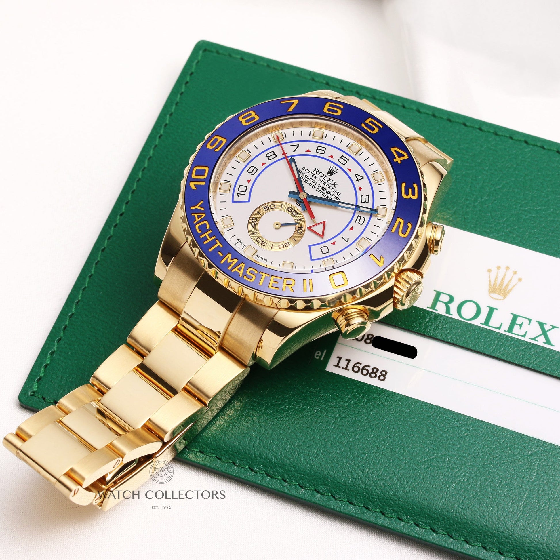 Rolex Yacht-Master II 116688 18K Yellow Gold Full Set