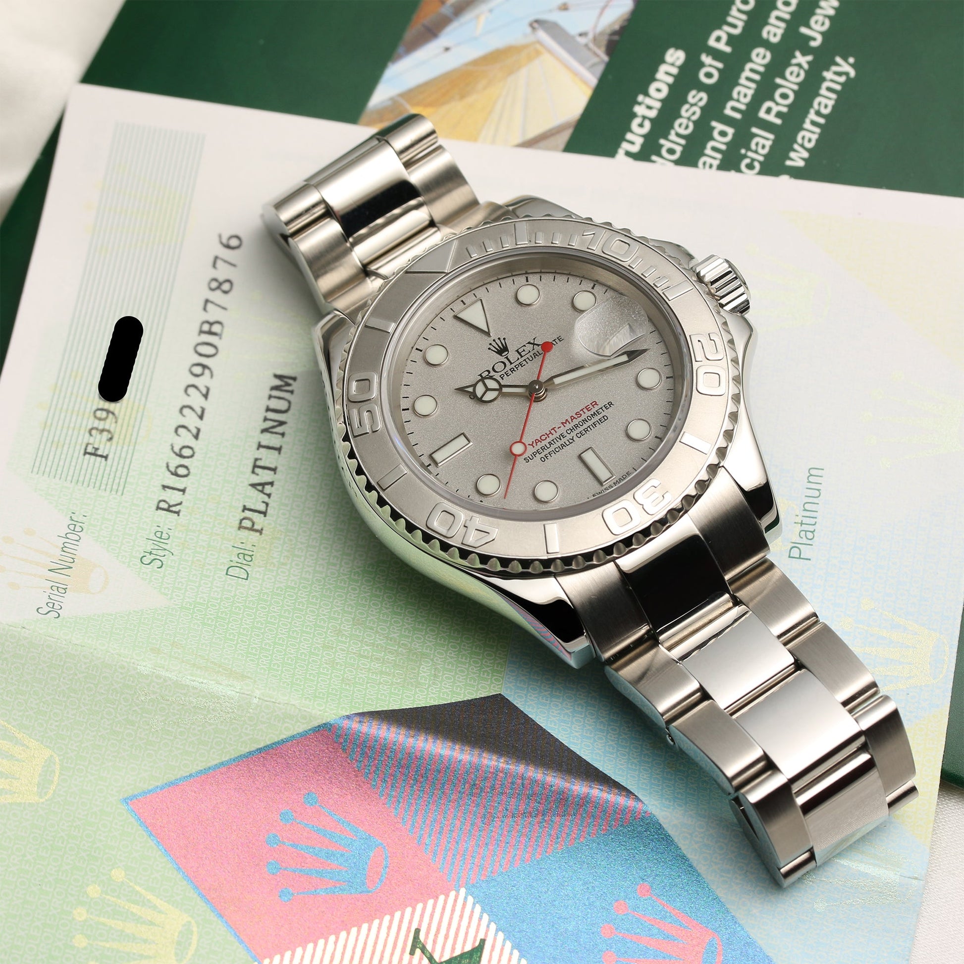 Rolex Yacht-Master 16622 Platinum & Stainless Steel