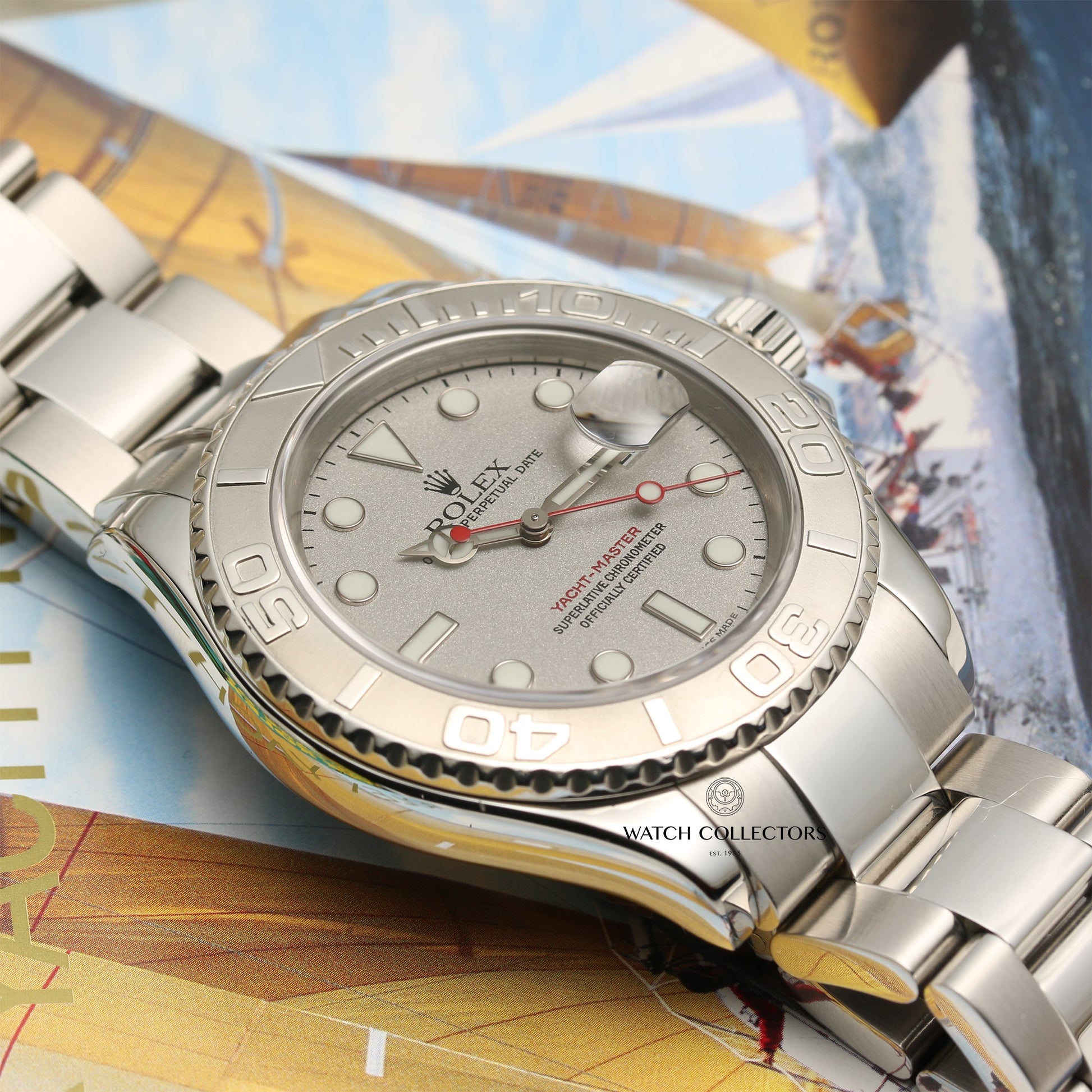 Rolex Yacht-Master 16622 Platinum & Stainless Steel