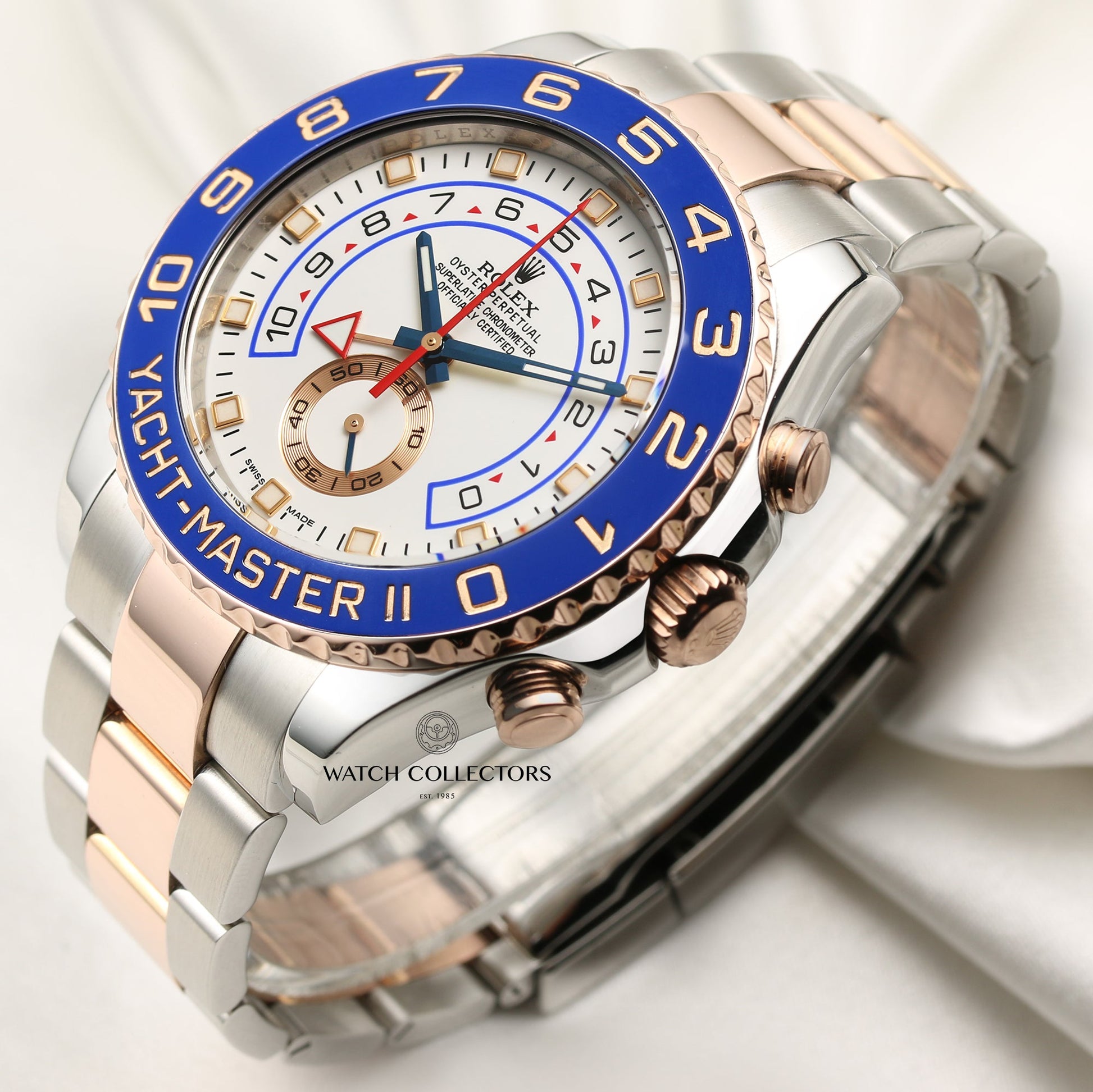 Rolex Yacht-Master II 116681M Stainless Steel & 18k Rose Gold