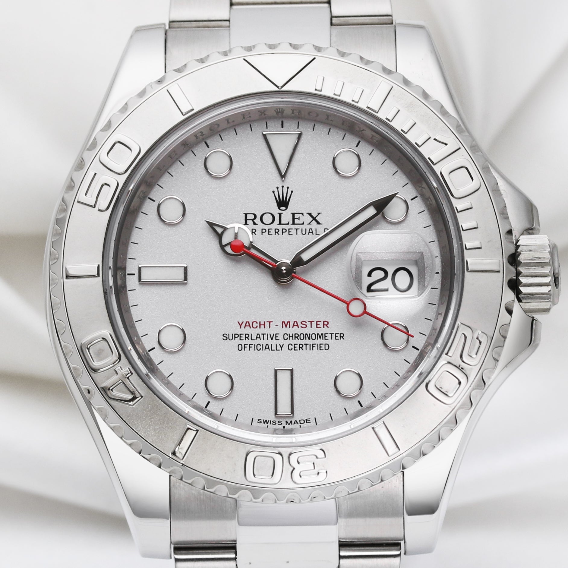 Rolex Yacht-Master 40 | REF. 116622 | Stainless Steel | Platinum dial | 2013 | Box & Papers