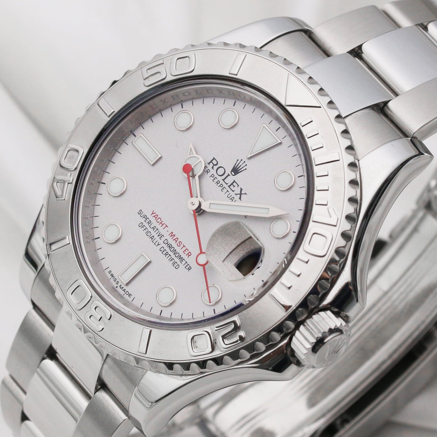 Rolex Yacht-Master 40 | REF. 116622 | Stainless Steel | Platinum dial | 2013 | Box & Papers