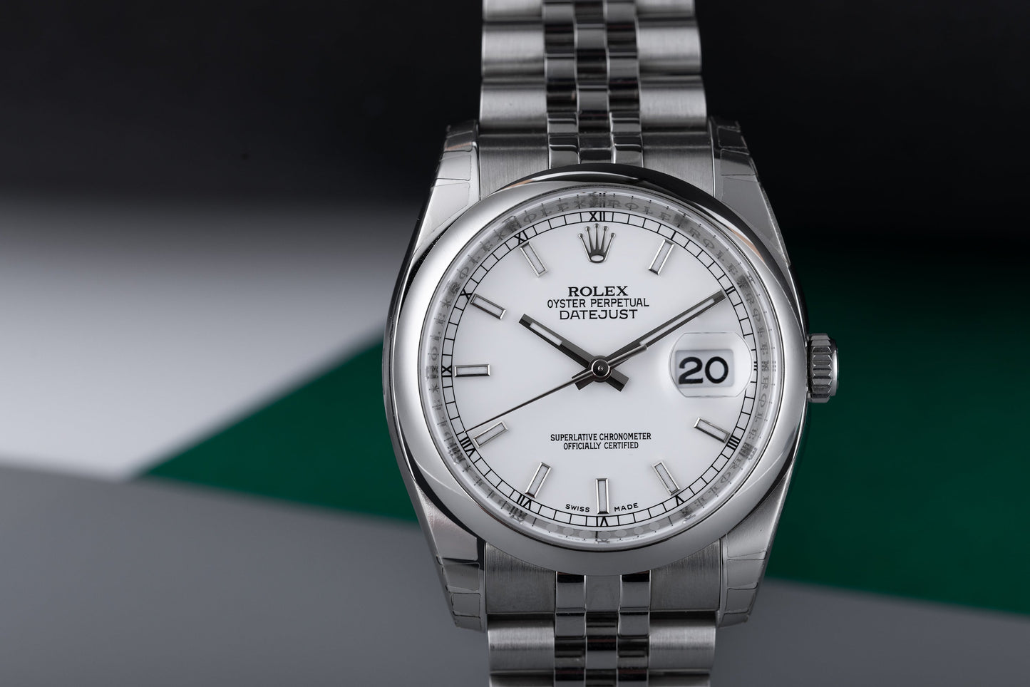 Unworn Rolex DateJust | REF. 116200 | White Dial | Box & Papers | 2010 | Stainless Steel