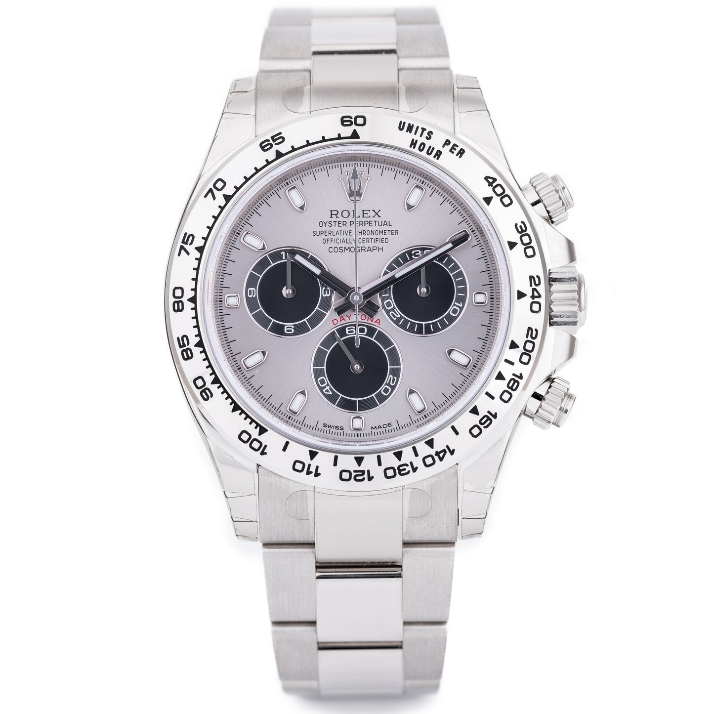 Unworn Rolex Daytona | REF. 116509 | Silver Dial | 18k White Gold | 2017 | Box & Papers