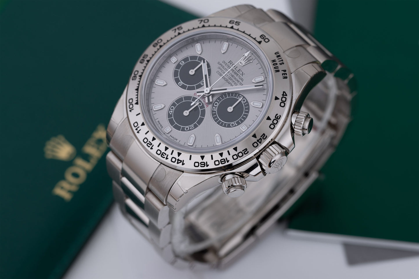 Unworn Rolex Daytona | REF. 116509 | Silver Dial | 18k White Gold | 2017 | Box & Papers