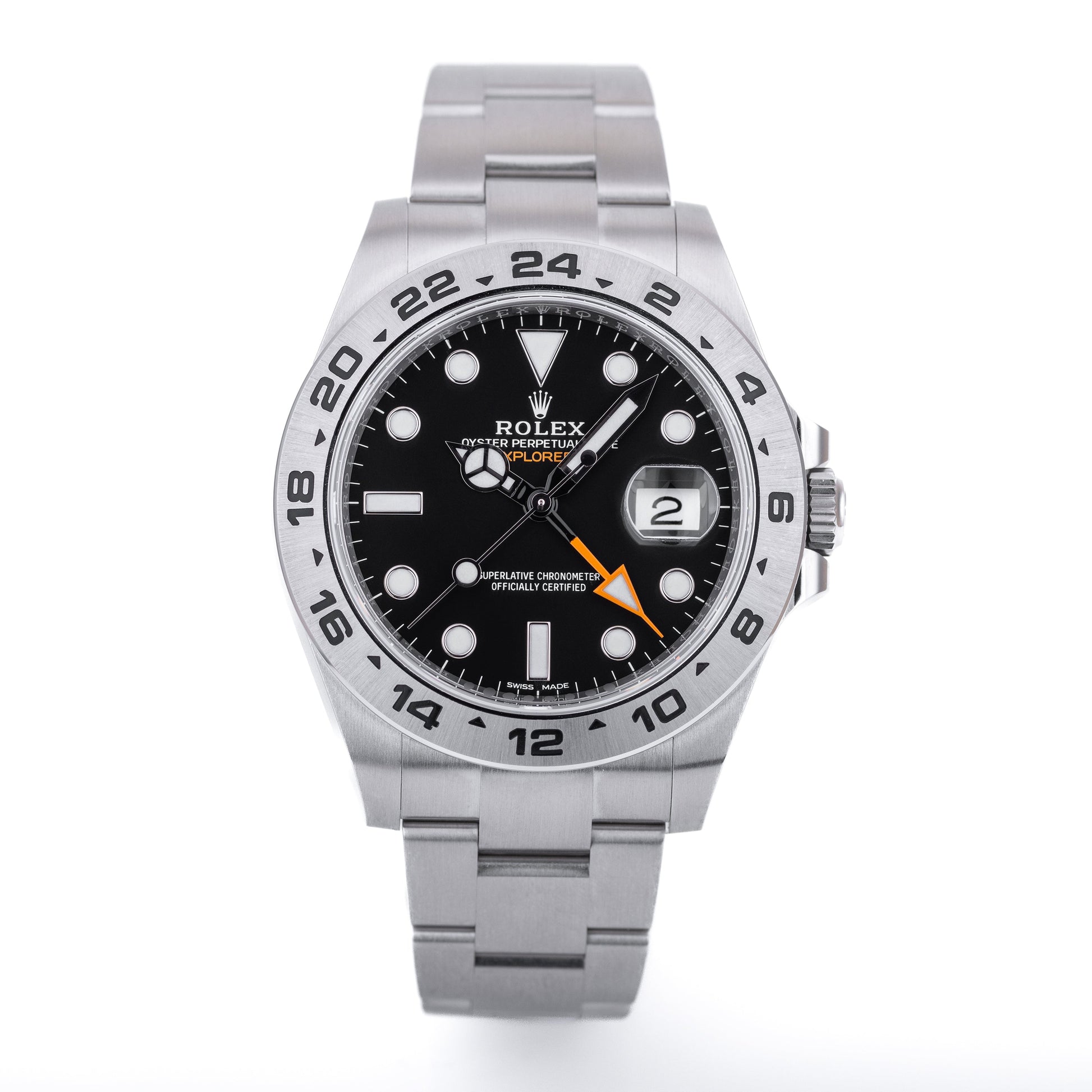 Unworn Rolex Explorer II | REF. 216570 | Black Dial | 2021 | Box & Papers | Stainless Steel