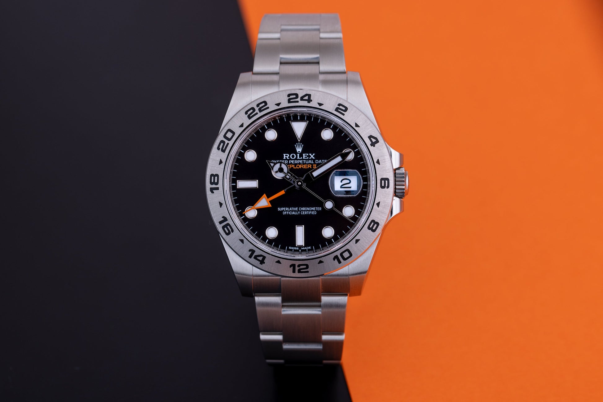 Unworn Rolex Explorer II | REF. 216570 | Black Dial | 2021 | Box & Papers | Stainless Steel