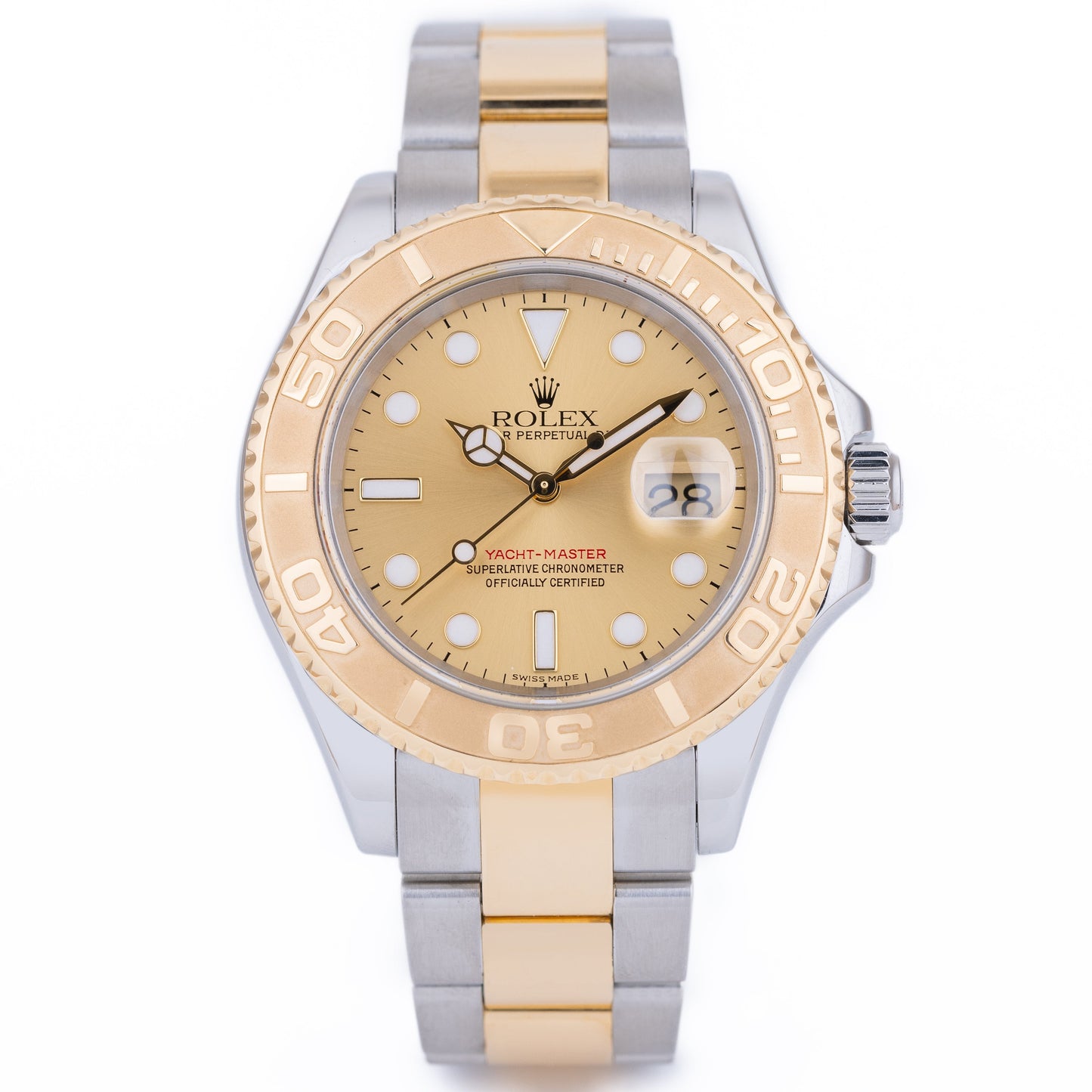 Rolex Yacht-Master 40 | REF. 16623 | Gold Dial | Stainless Steel & 18k Yellow Gold