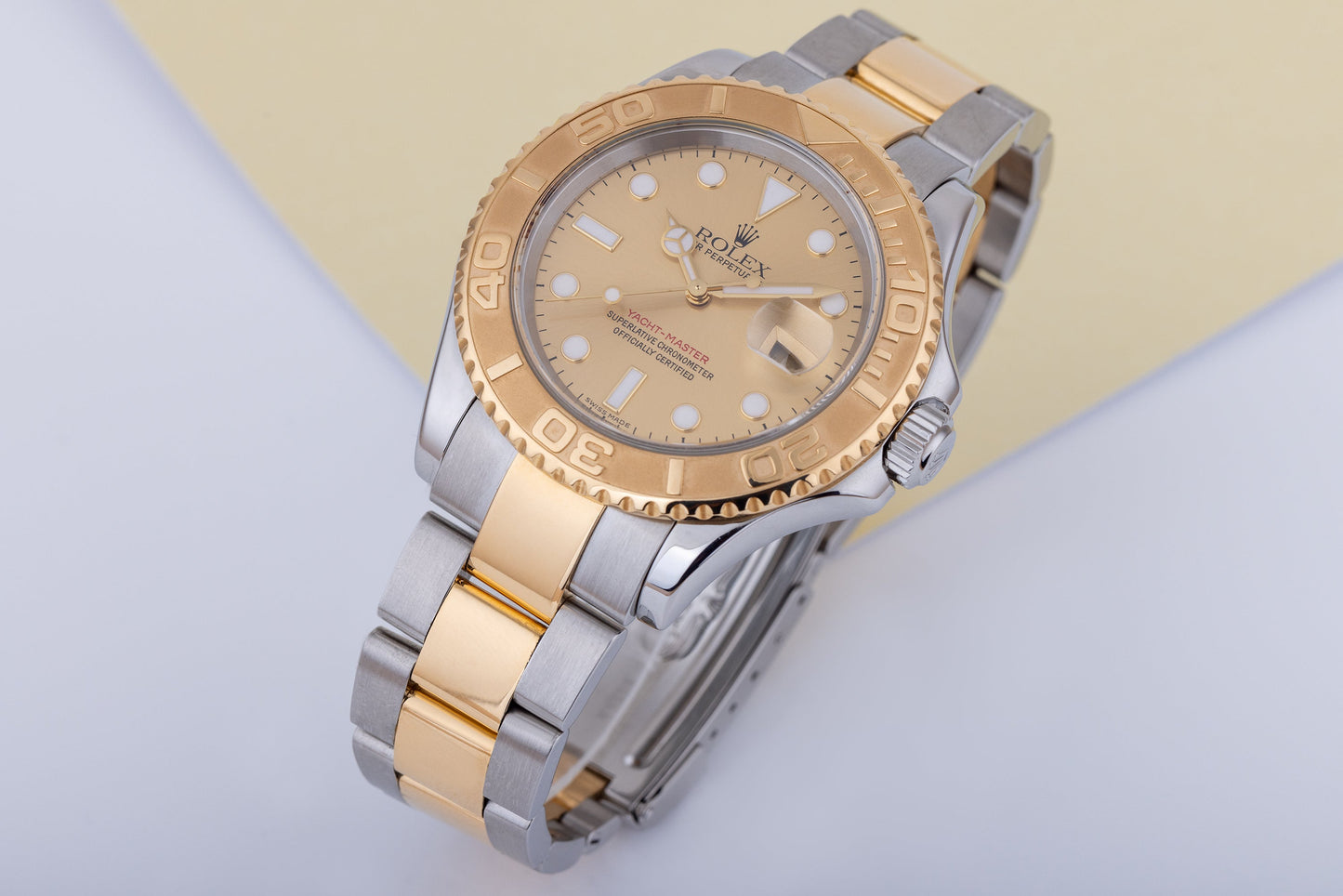 Rolex Yacht-Master 40 | REF. 16623 | Gold Dial | Stainless Steel & 18k Yellow Gold