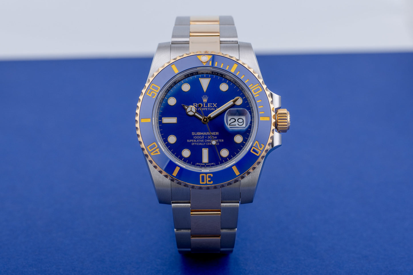 Rolex Submariner | REF. 116613LB | Box & Papers | 2018 | Stainless Steel & 18K Yellow Gold